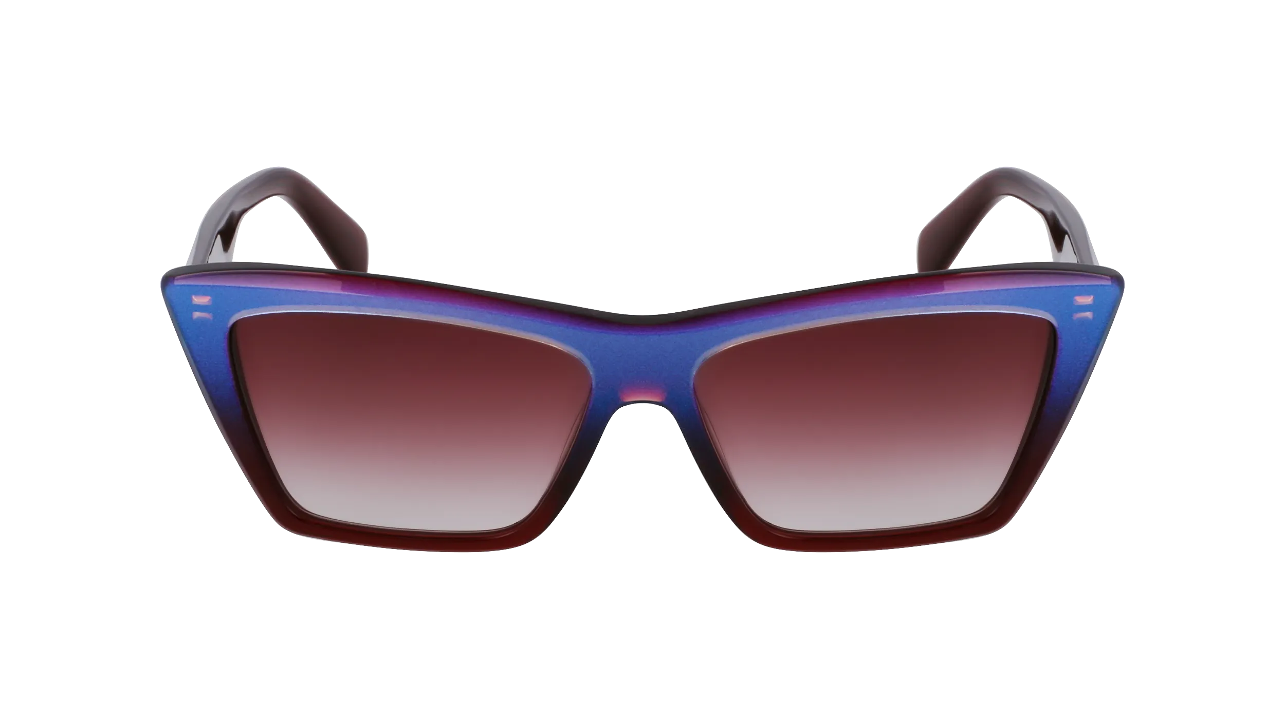 Liu Jo LJ802S 435 Occhiali da sole Acetato Blu Squadrata Normale - immagine 2