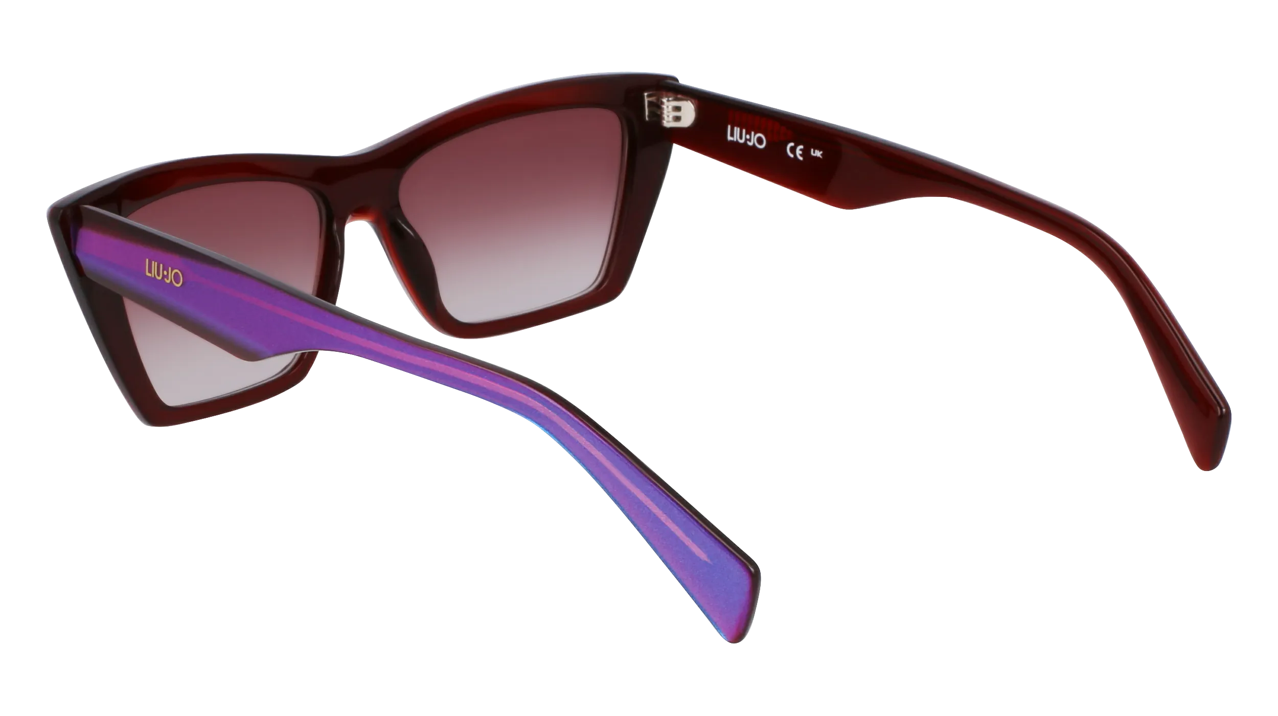 Liu Jo LJ802S 435 Occhiali da sole Acetato Blu Squadrata Normale - immagine 4