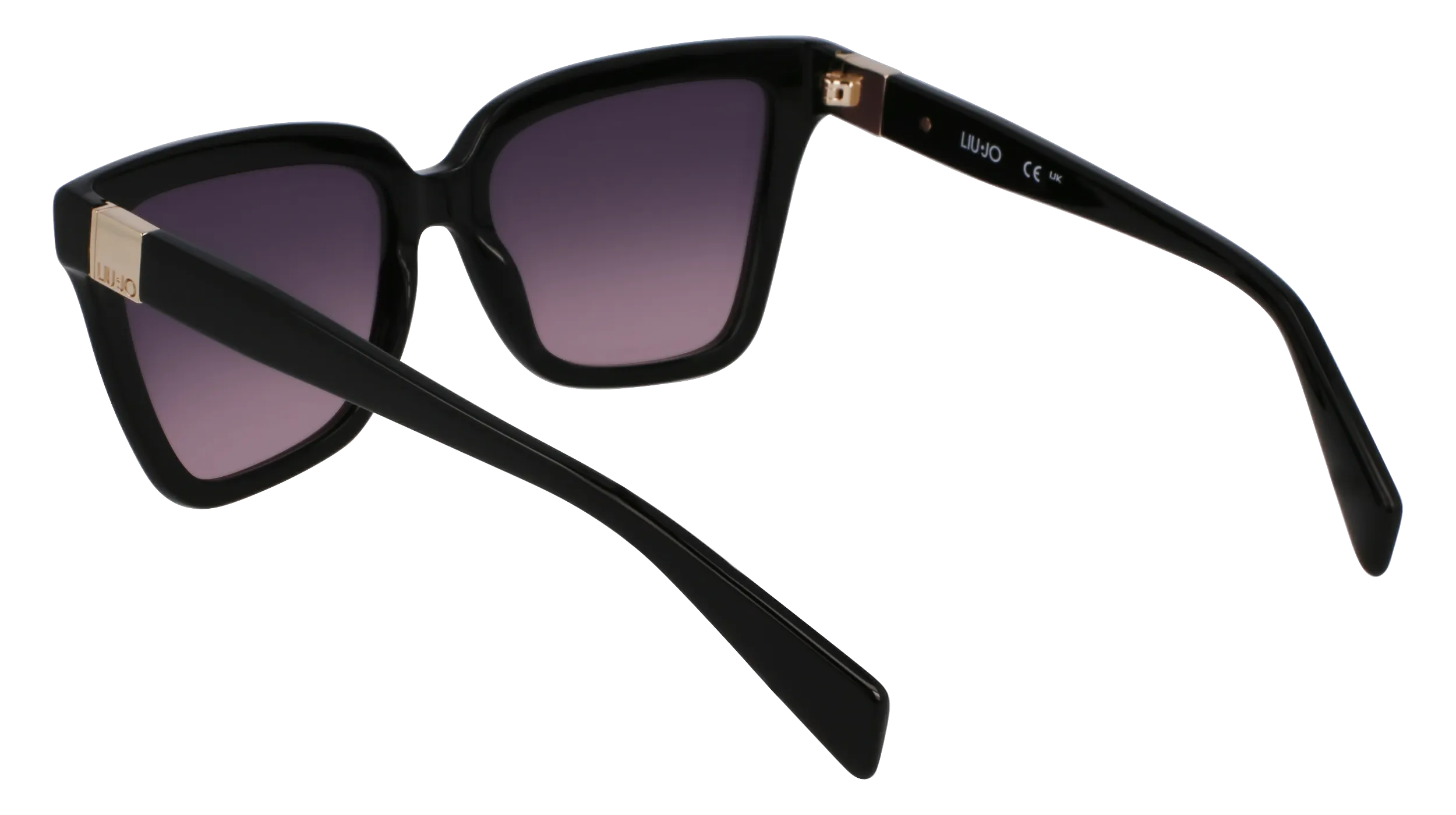Liu Jo LJ803S 001 Occhiali da sole Acetato Nero Squadrata Normale - immagine 4