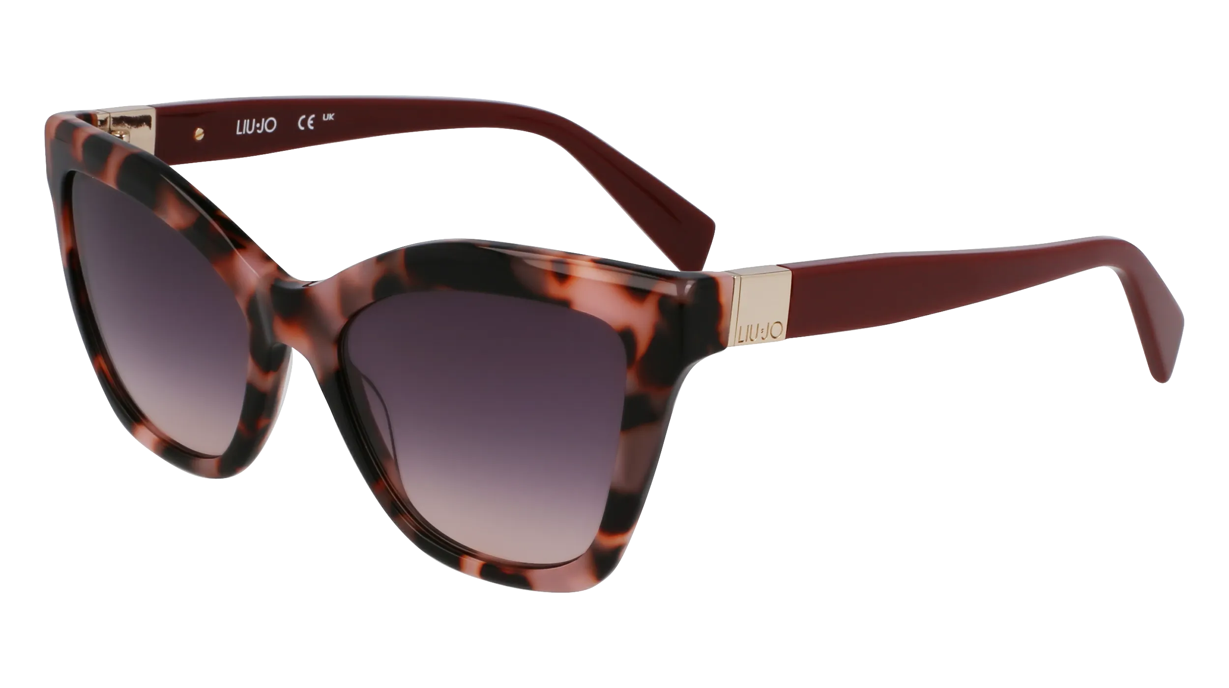 Liu Jo LJ804S 658 Occhiali da sole Acetato Rosa Squadrata Normale - immagine 1