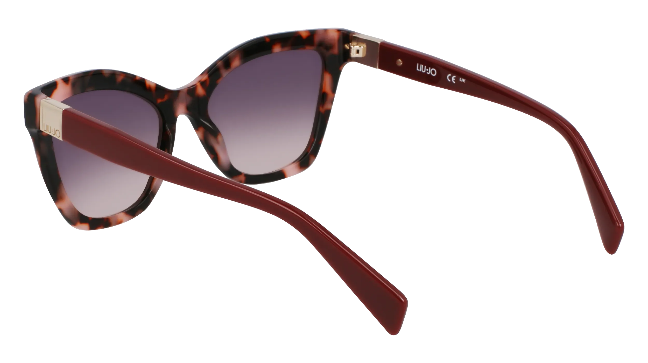Liu Jo LJ804S 658 Occhiali da sole Acetato Rosa Squadrata Normale - immagine 4