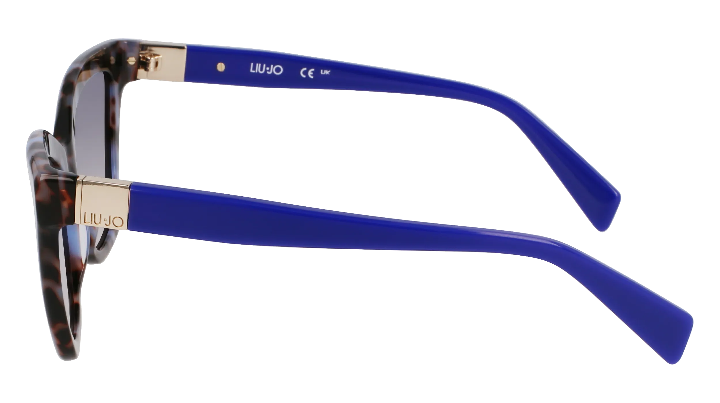 Liu Jo LJ804S 430 Occhiali da sole Acetato Blu Squadrata Normale - immagine 3