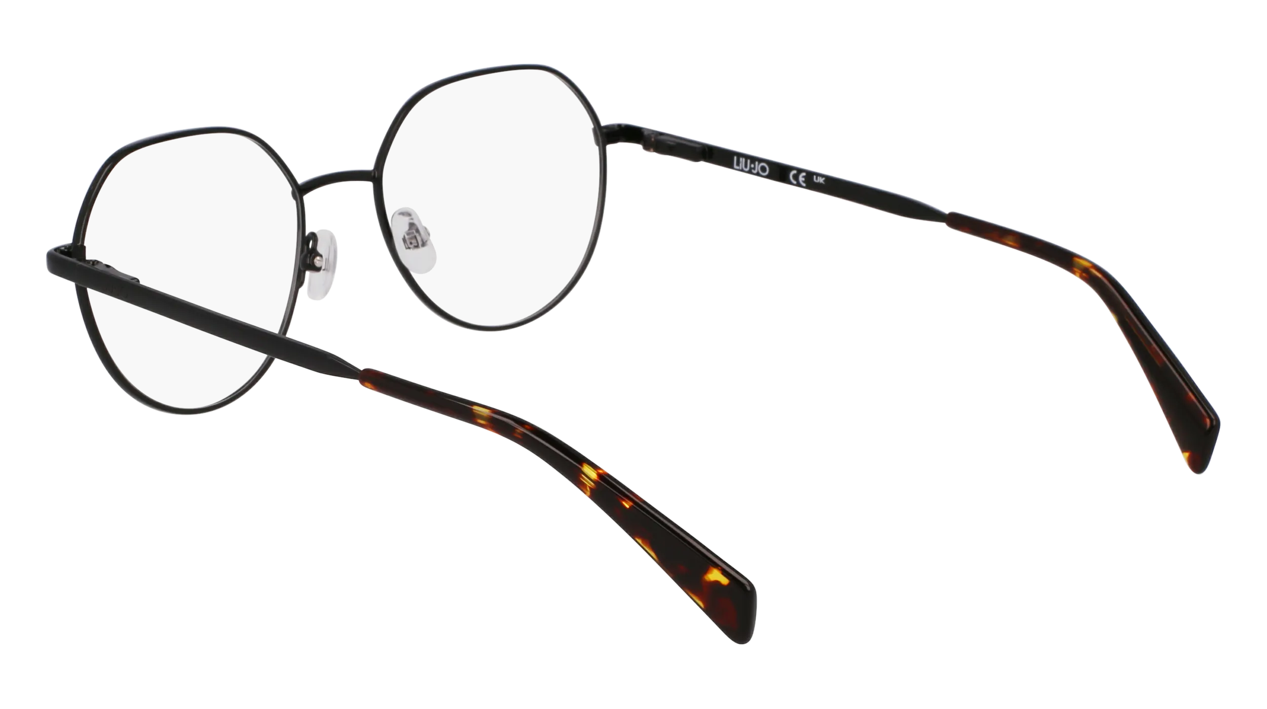 Liu Jo LJ2175 001 Montature da vista Metallo Nero Geometrica Normale - immagine 4
