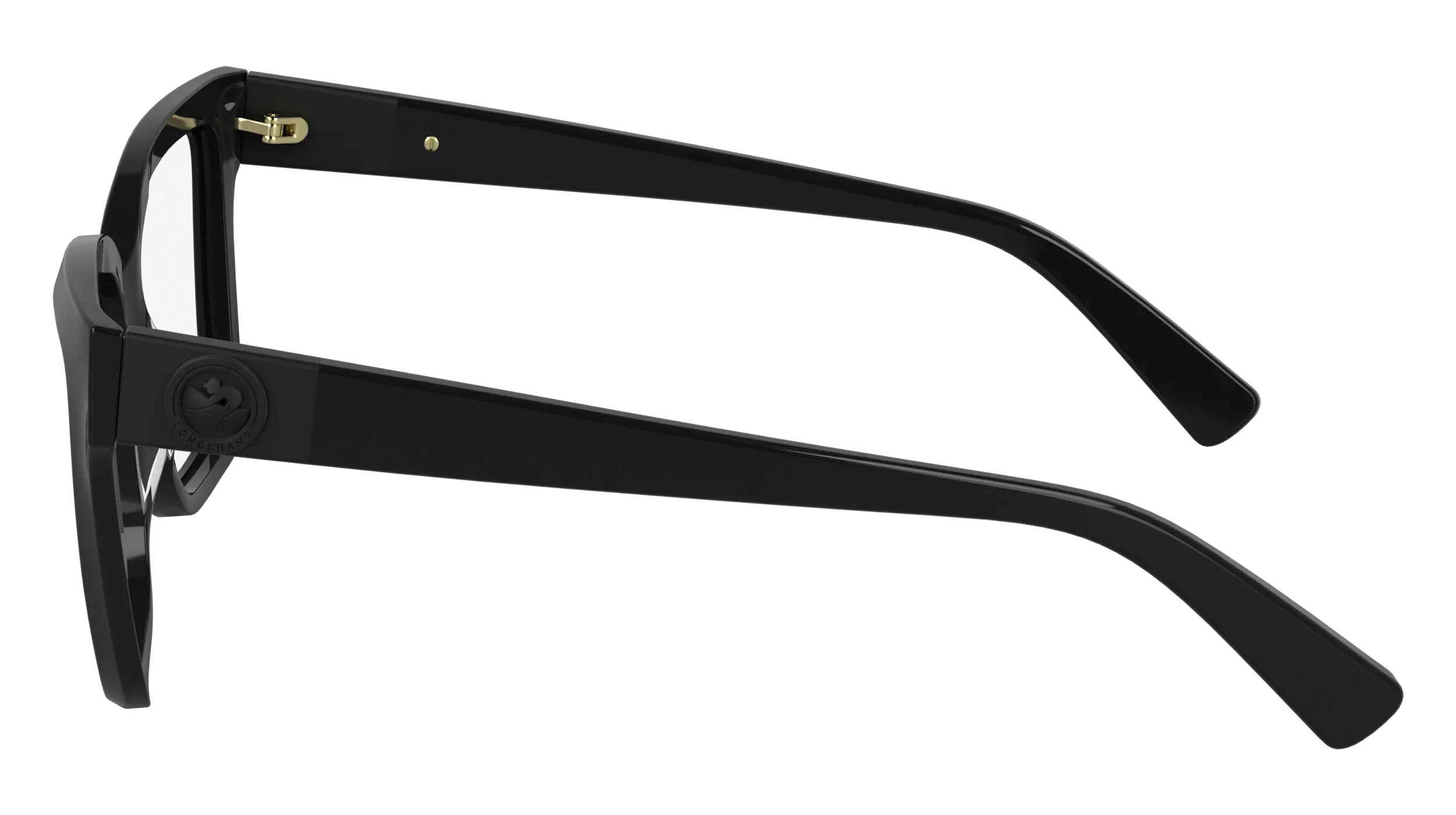 LONGCHAMP LO2754 001 Montature da vista Acetato Nero Squadrata Normale - immagine 3