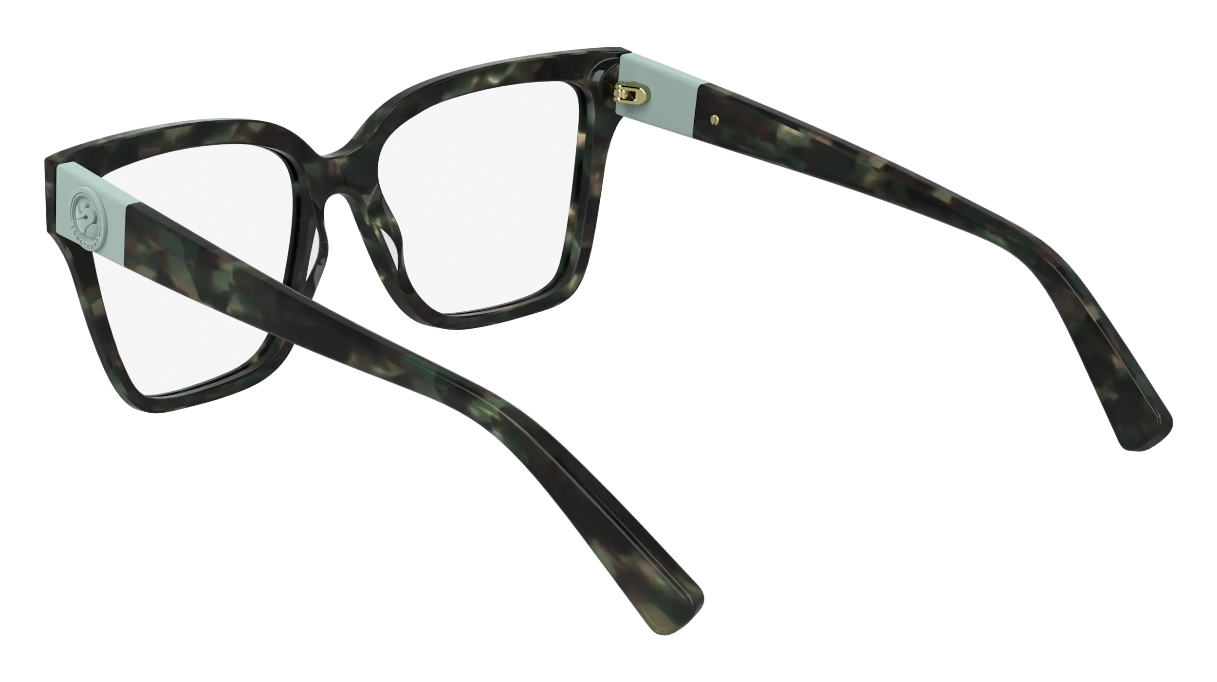LONGCHAMP LO2754 306 Montature da vista Acetato Verde Squadrata Normale - immagine 4
