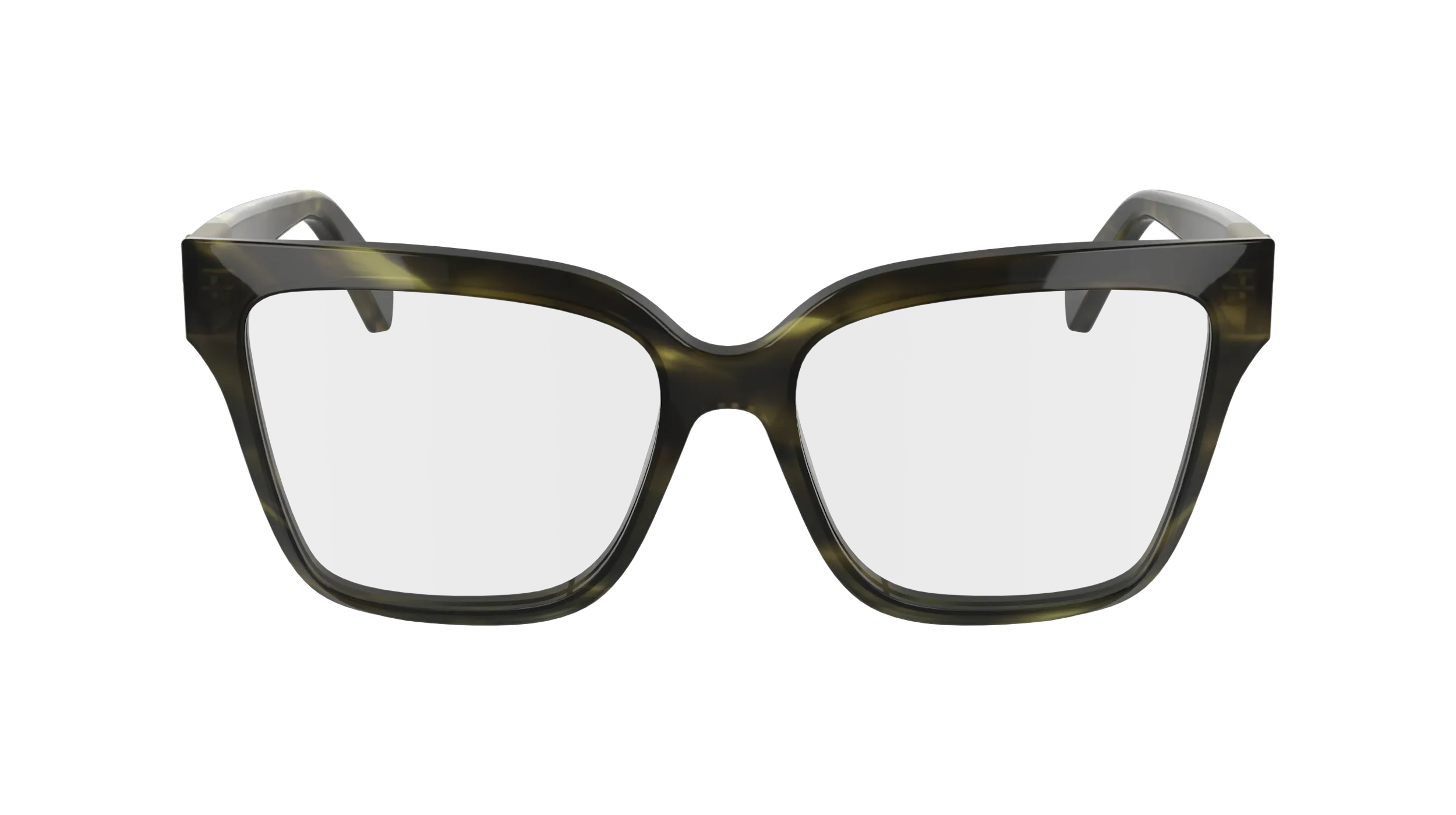 LONGCHAMP LO2754 308 Montature da vista Acetato Verde Squadrata Normale - immagine 2