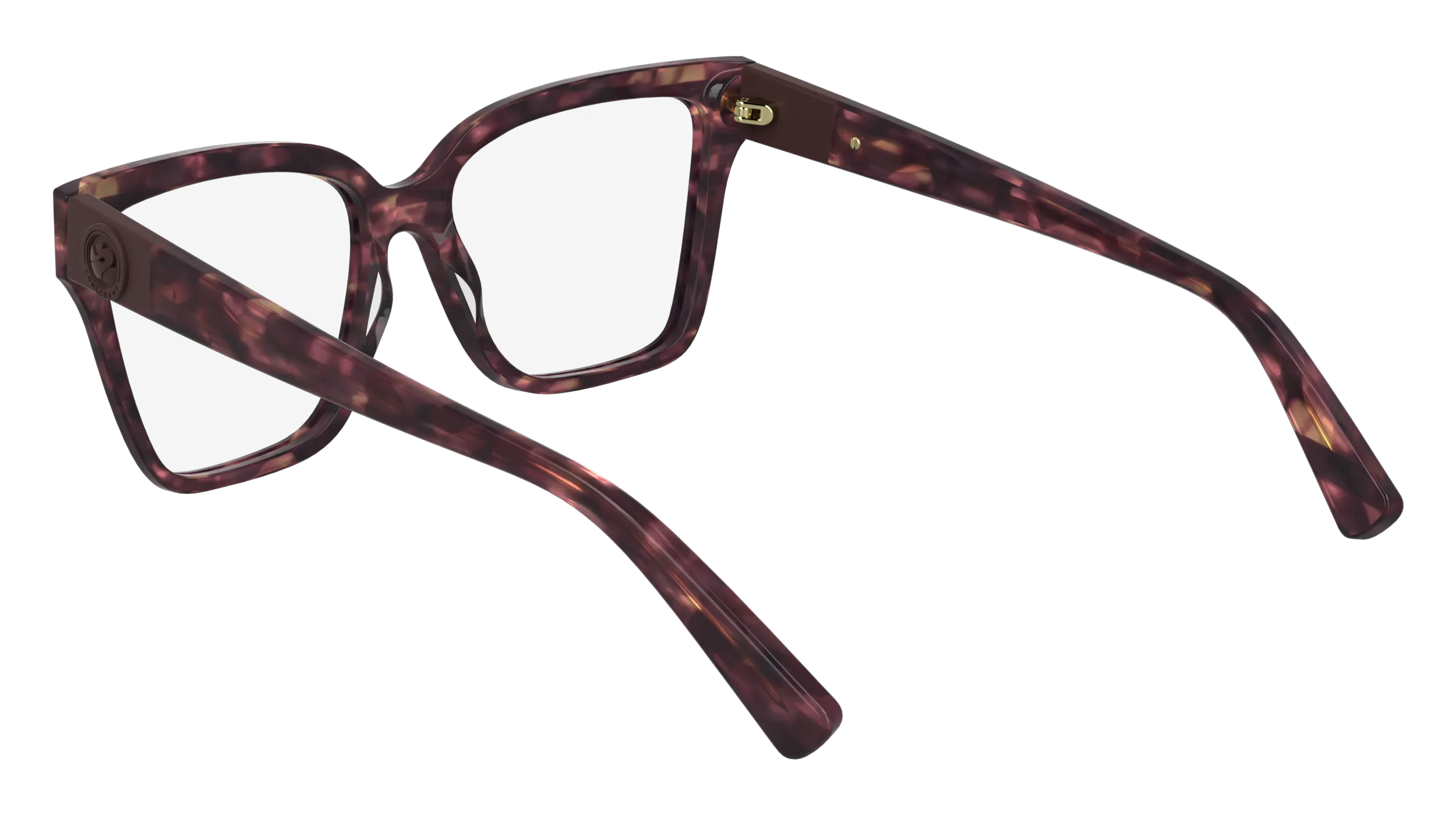 LONGCHAMP LO2754 606 Montature da vista Acetato Rosso Squadrata Normale - immagine 4