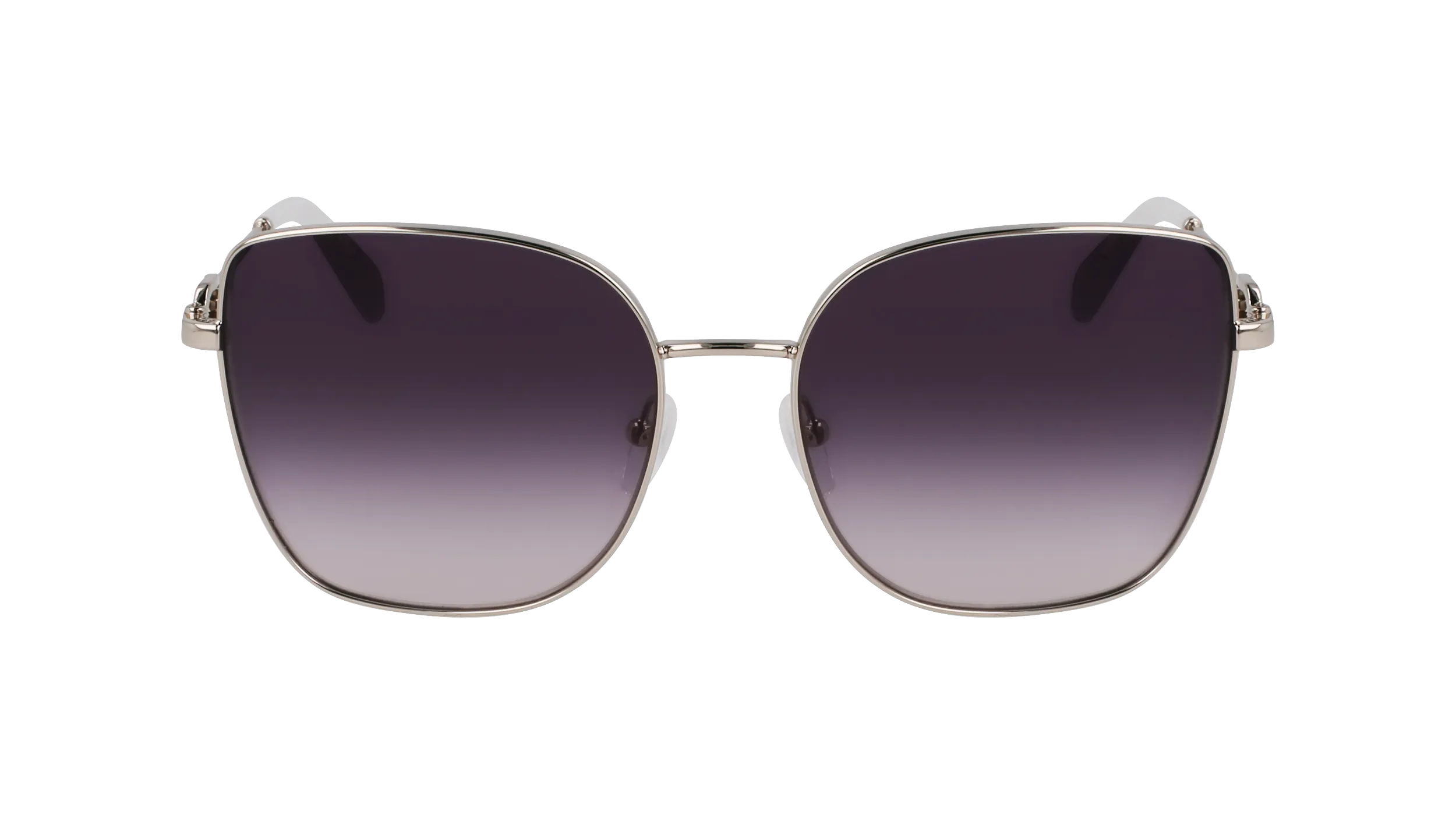LONGCHAMP LO177S 042 Occhiali da sole Metallo Argento Farfalla Normale - immagine 2