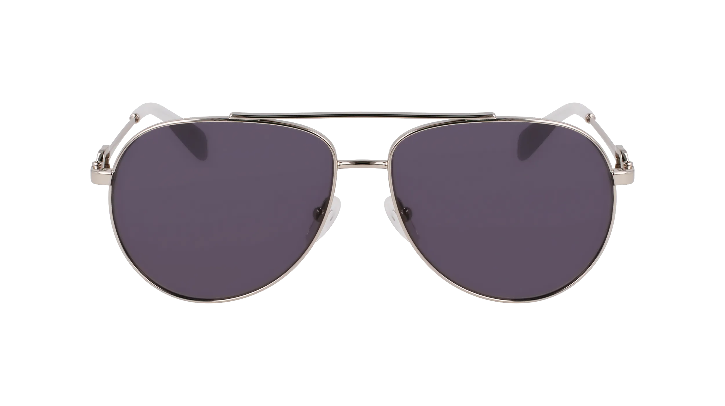 LONGCHAMP LO178S 044 Occhiali da sole Metallo Argento Pilot Normale - immagine 2