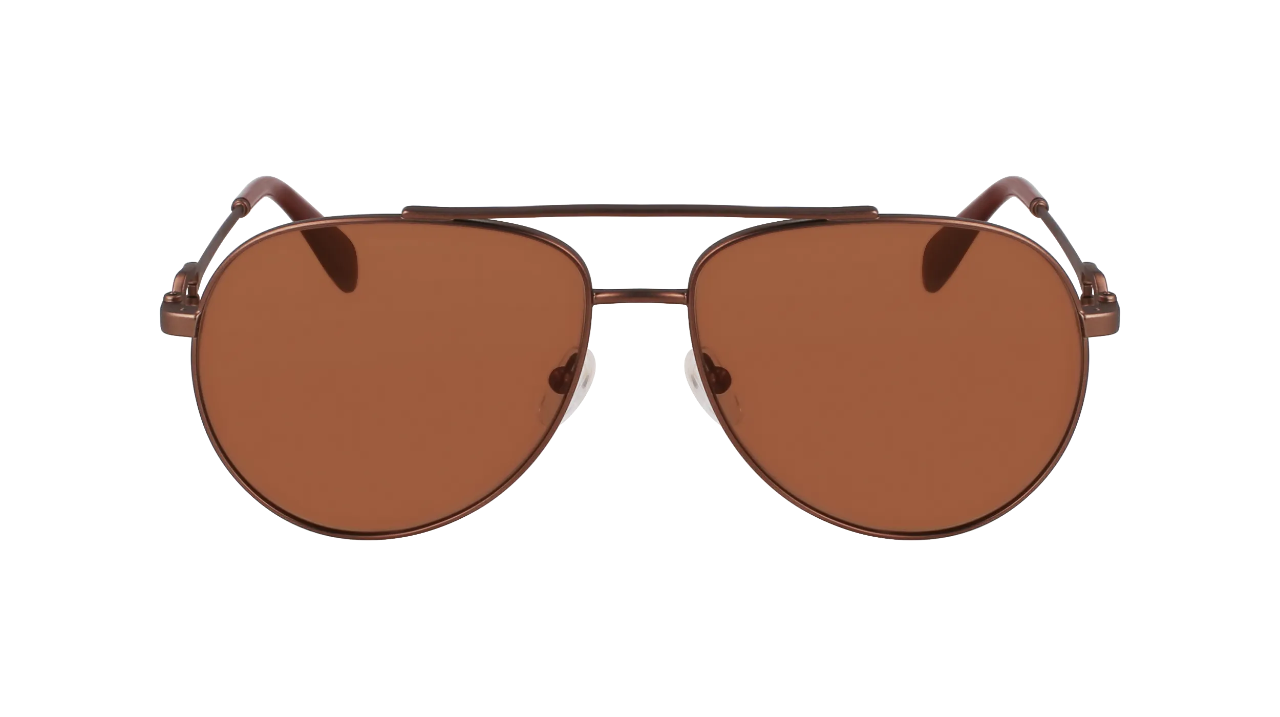 LONGCHAMP LO178S 200 Occhiali da sole Metallo Marrone Pilot Normale - immagine 2