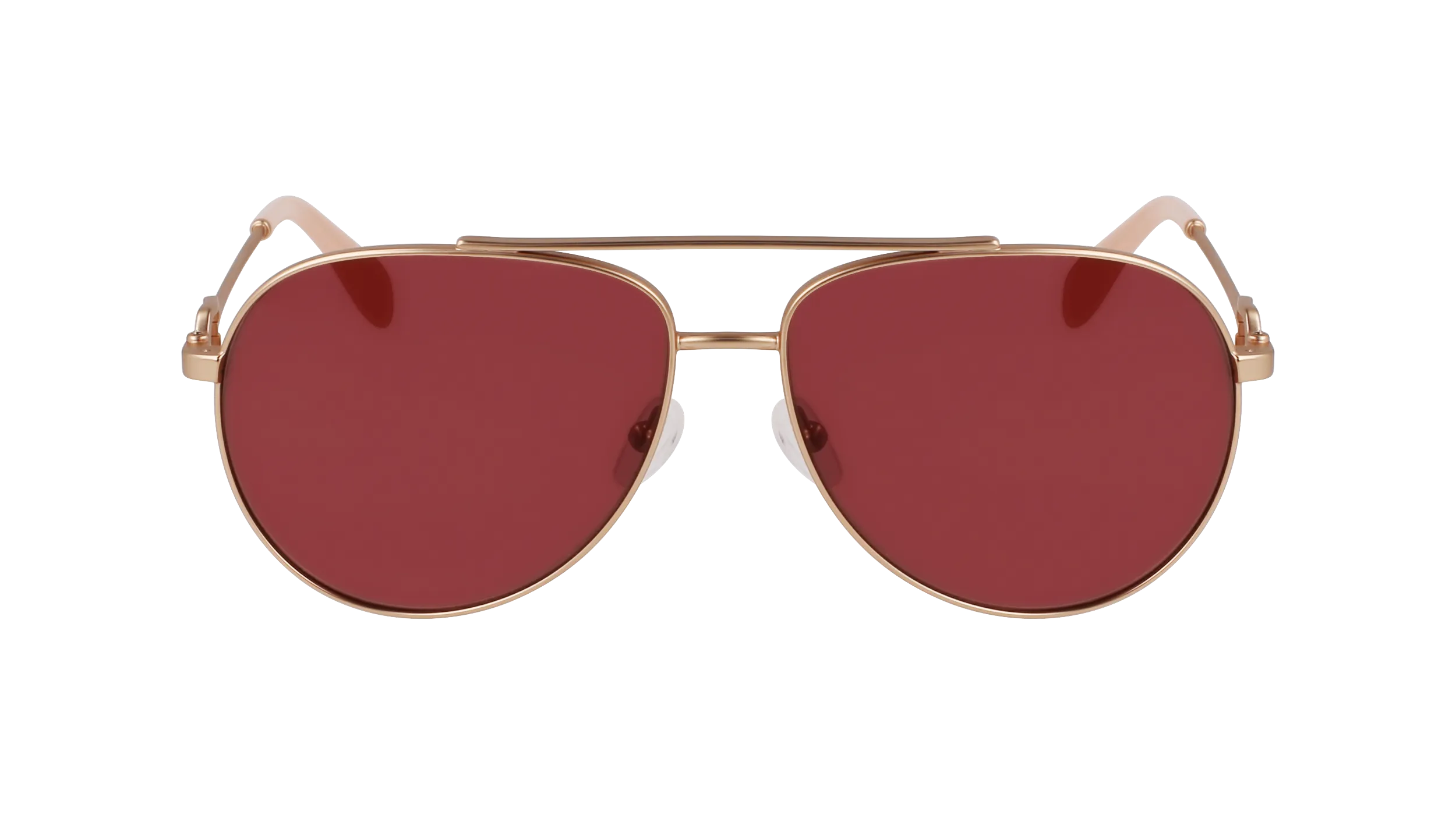 LONGCHAMP LO178S 772 Occhiali da sole Metallo Oro Pilot Normale - immagine 2