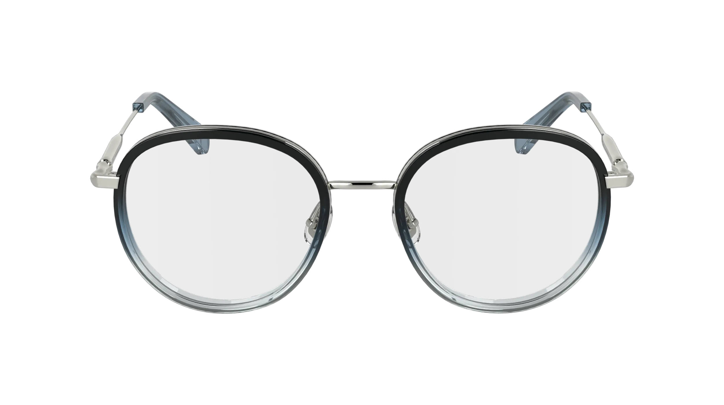 LONGCHAMP LO2168 042 Montature da vista Metallo Argento Rotonda Normale - immagine 2