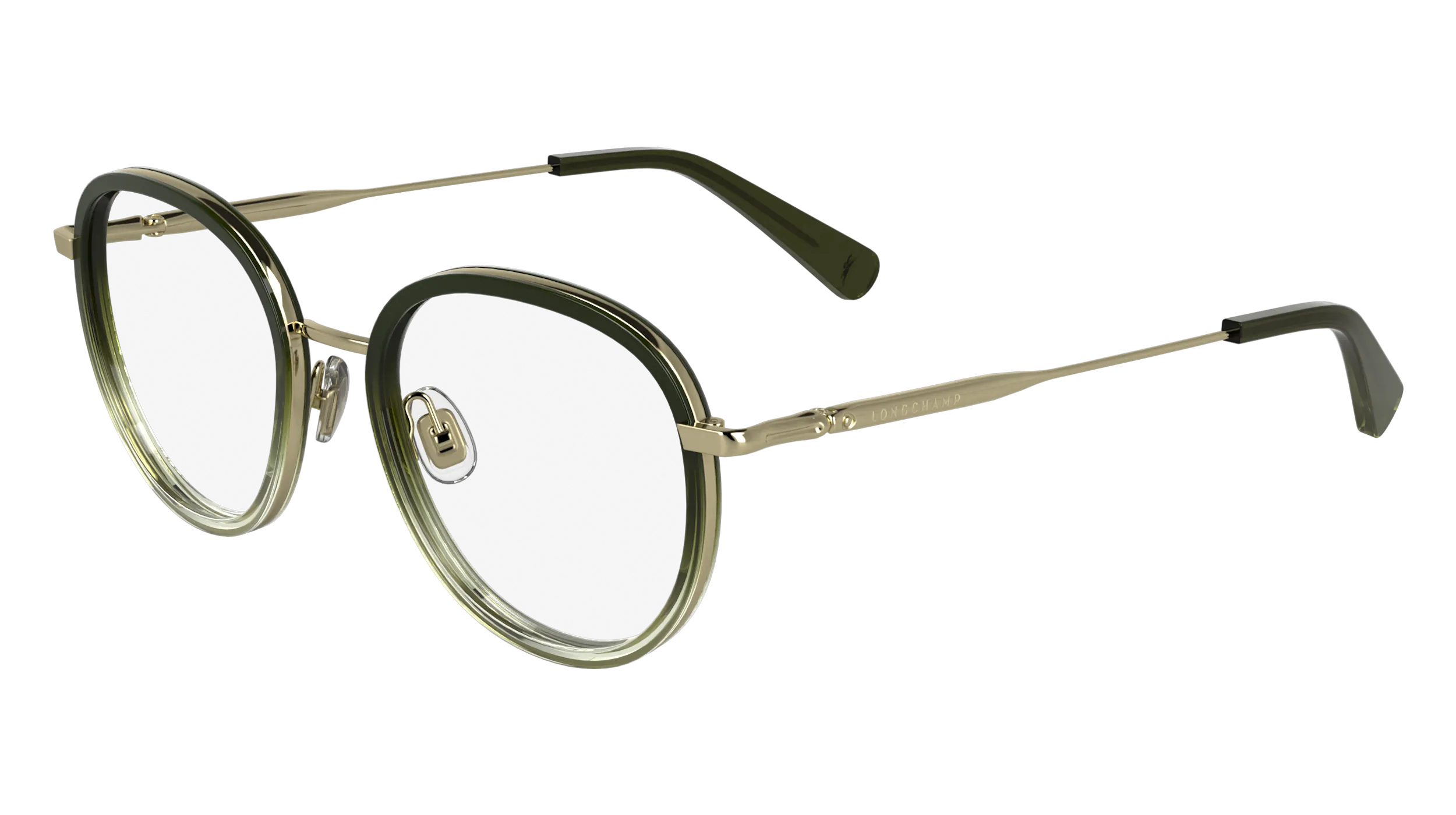 LONGCHAMP LO2168 711 Montature da vista Metallo Oro Rotonda Normale - immagine 1