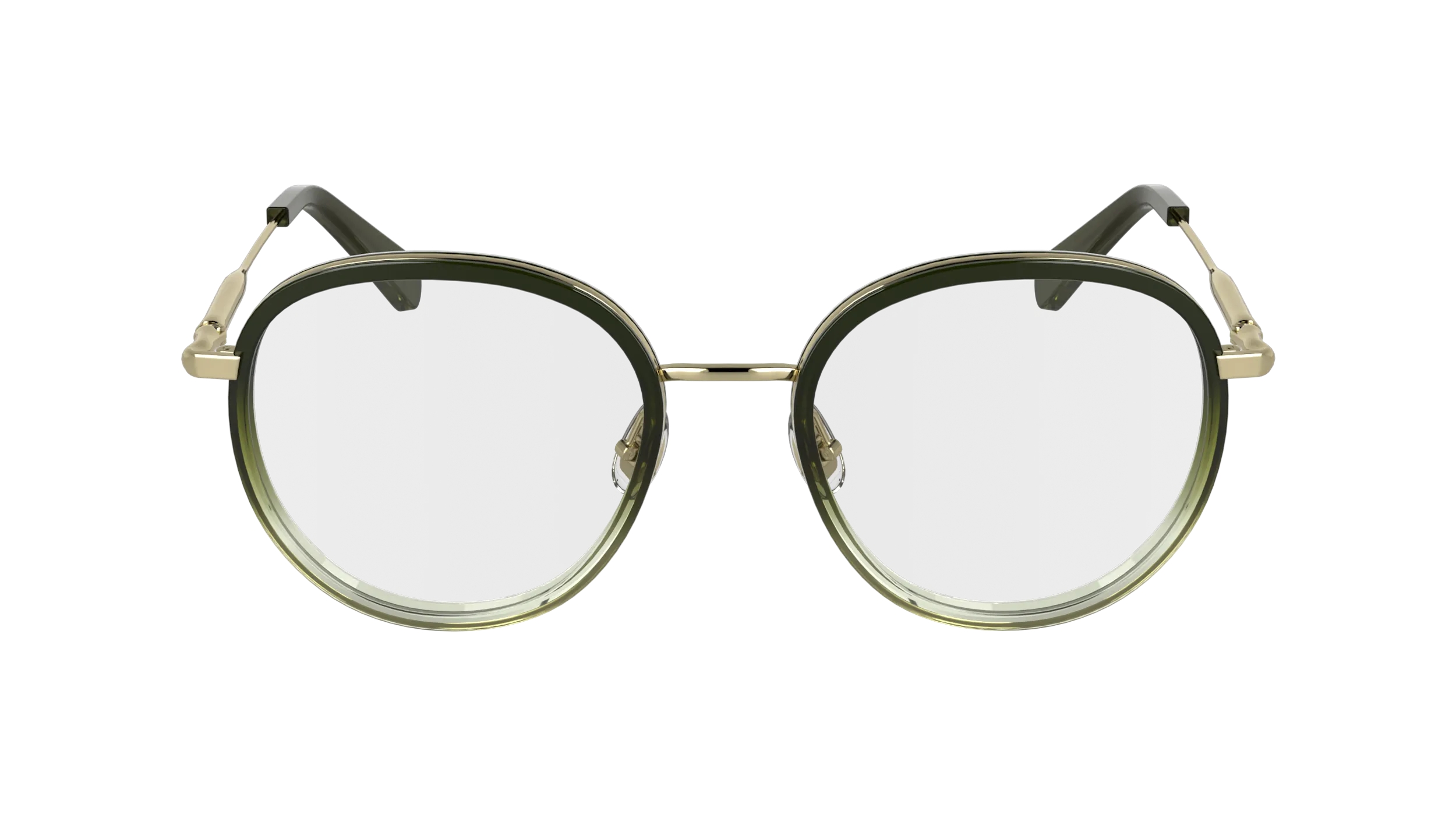 LONGCHAMP LO2168 711 Montature da vista Metallo Oro Rotonda Normale - immagine 2