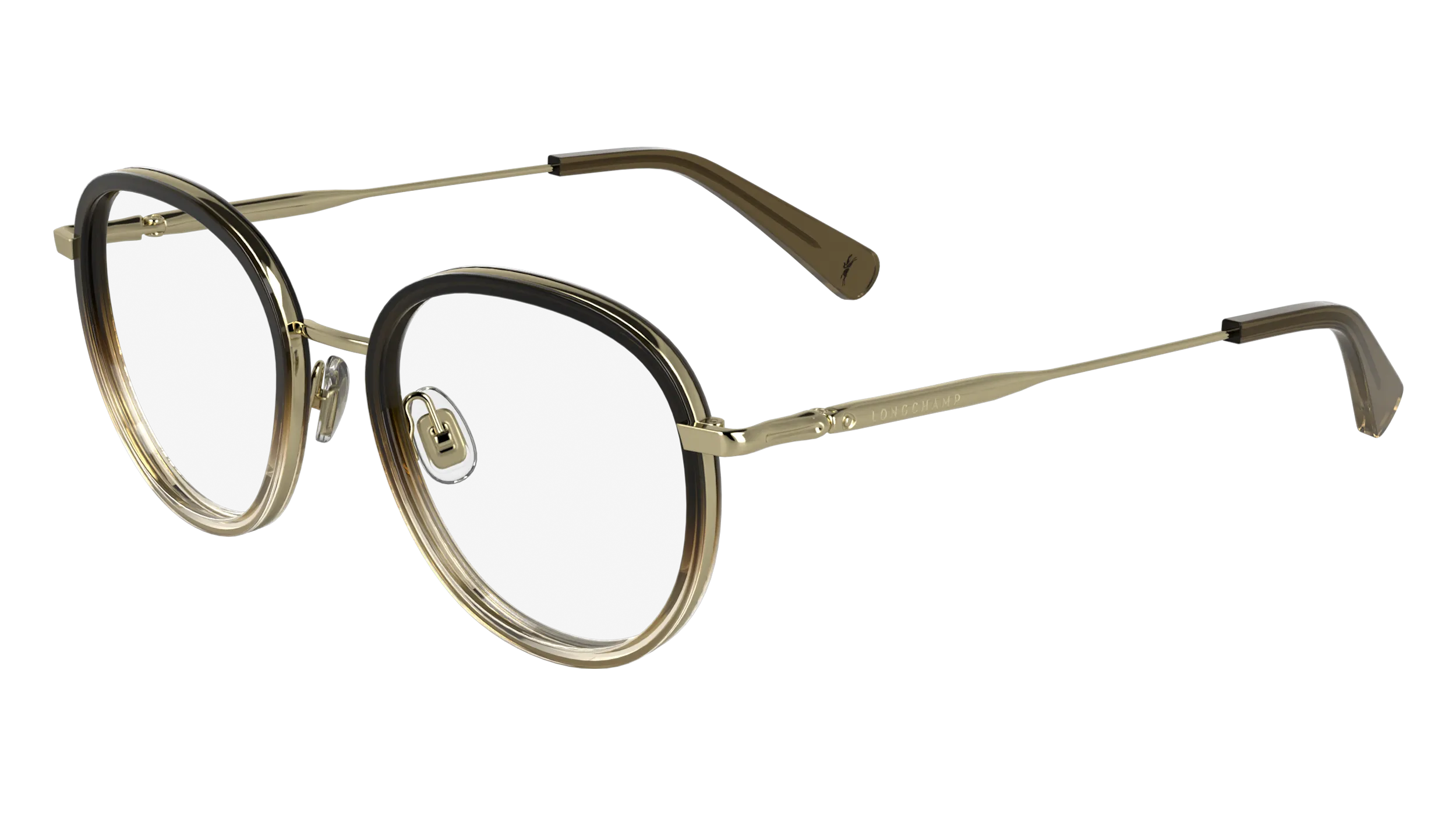 LONGCHAMP LO2168 727 Montature da vista Metallo Oro Rotonda Normale - immagine 1