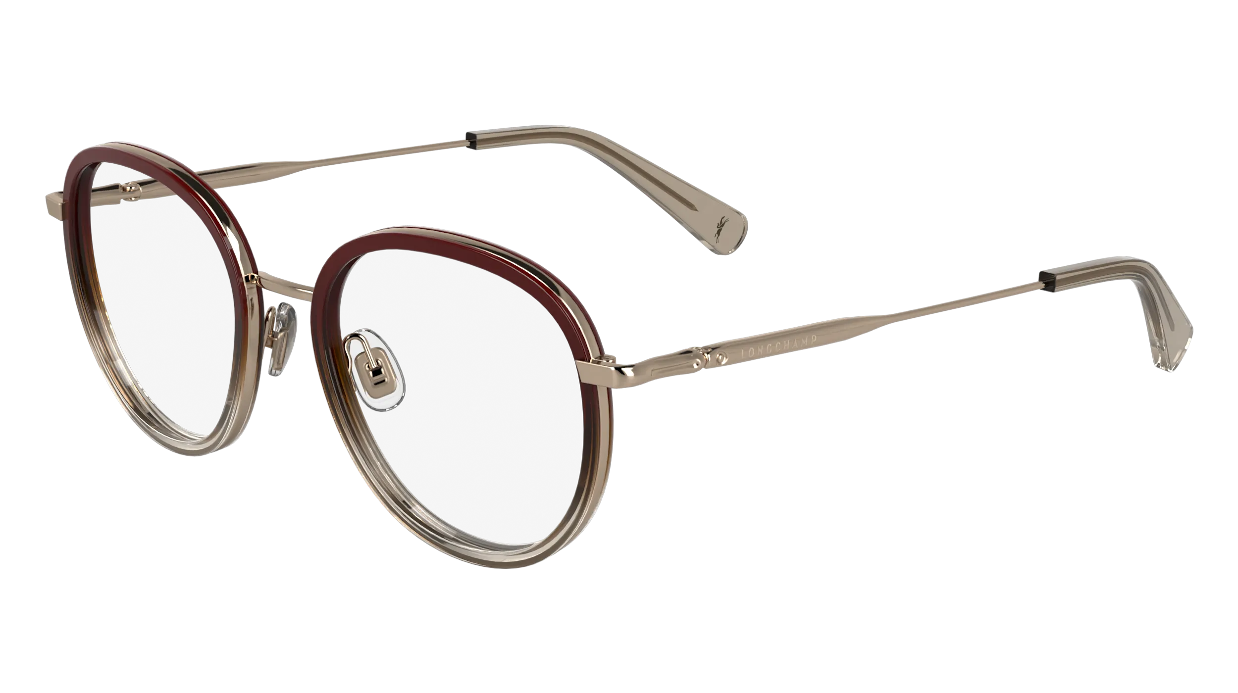 LONGCHAMP LO2168 772 Montature da vista Metallo Oro Rotonda Normale - immagine 1