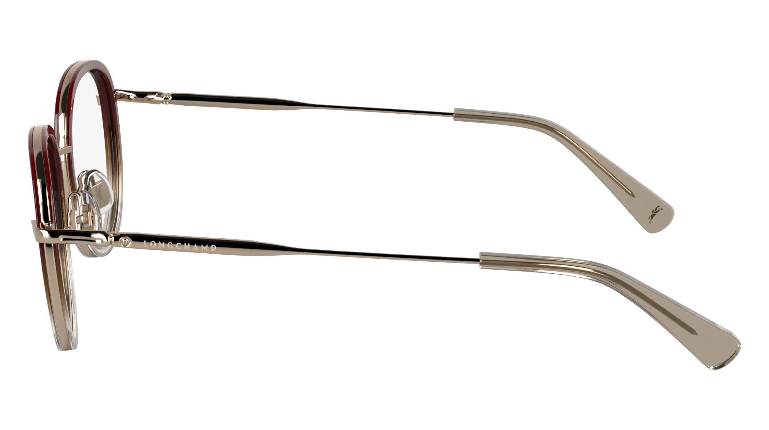 LONGCHAMP LO2168 772 Montature da vista Metallo Oro Rotonda Normale - immagine 3