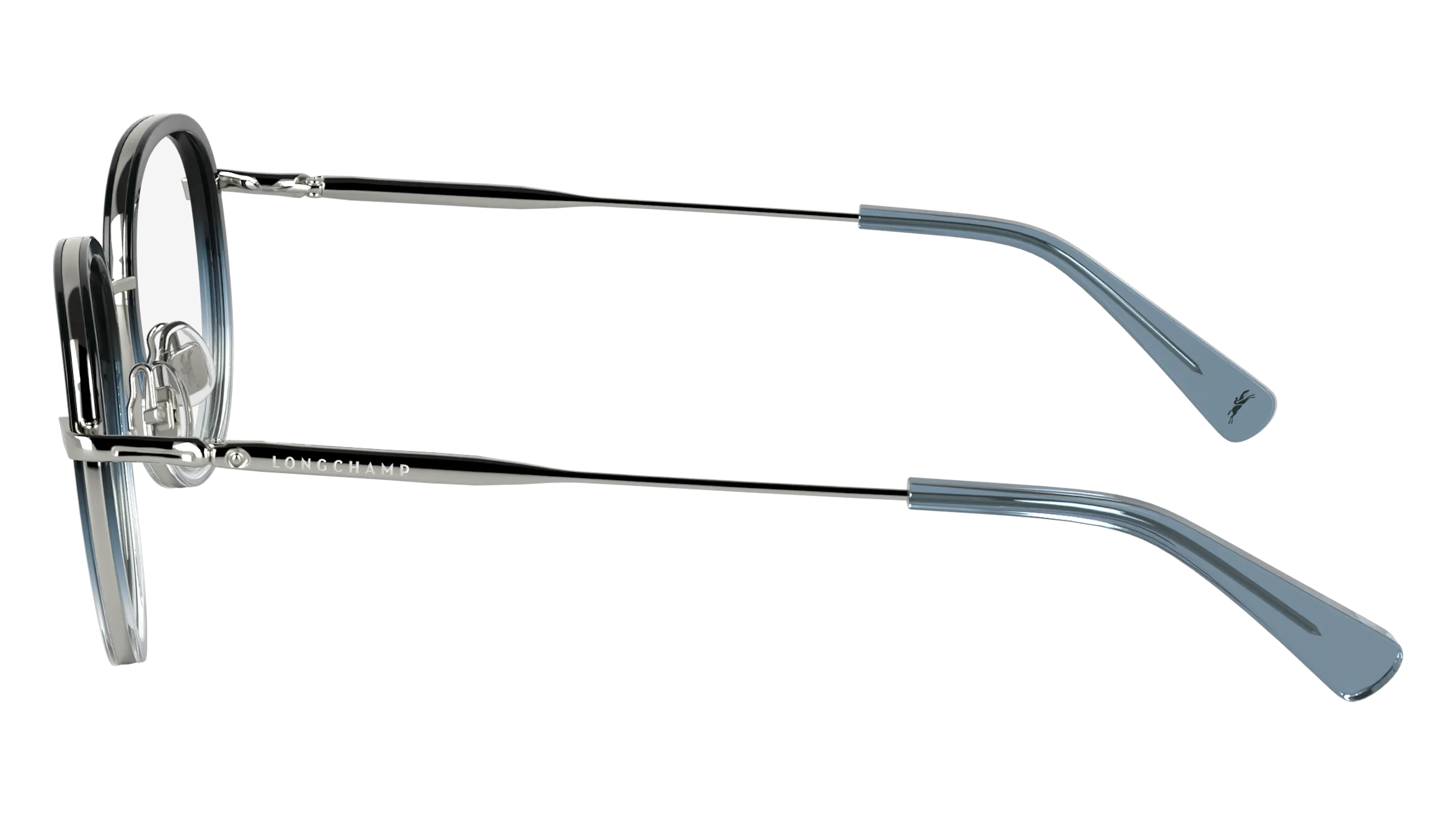 LONGCHAMP LO2168 042 Montature da vista Metallo Argento Rotonda Normale - immagine 3