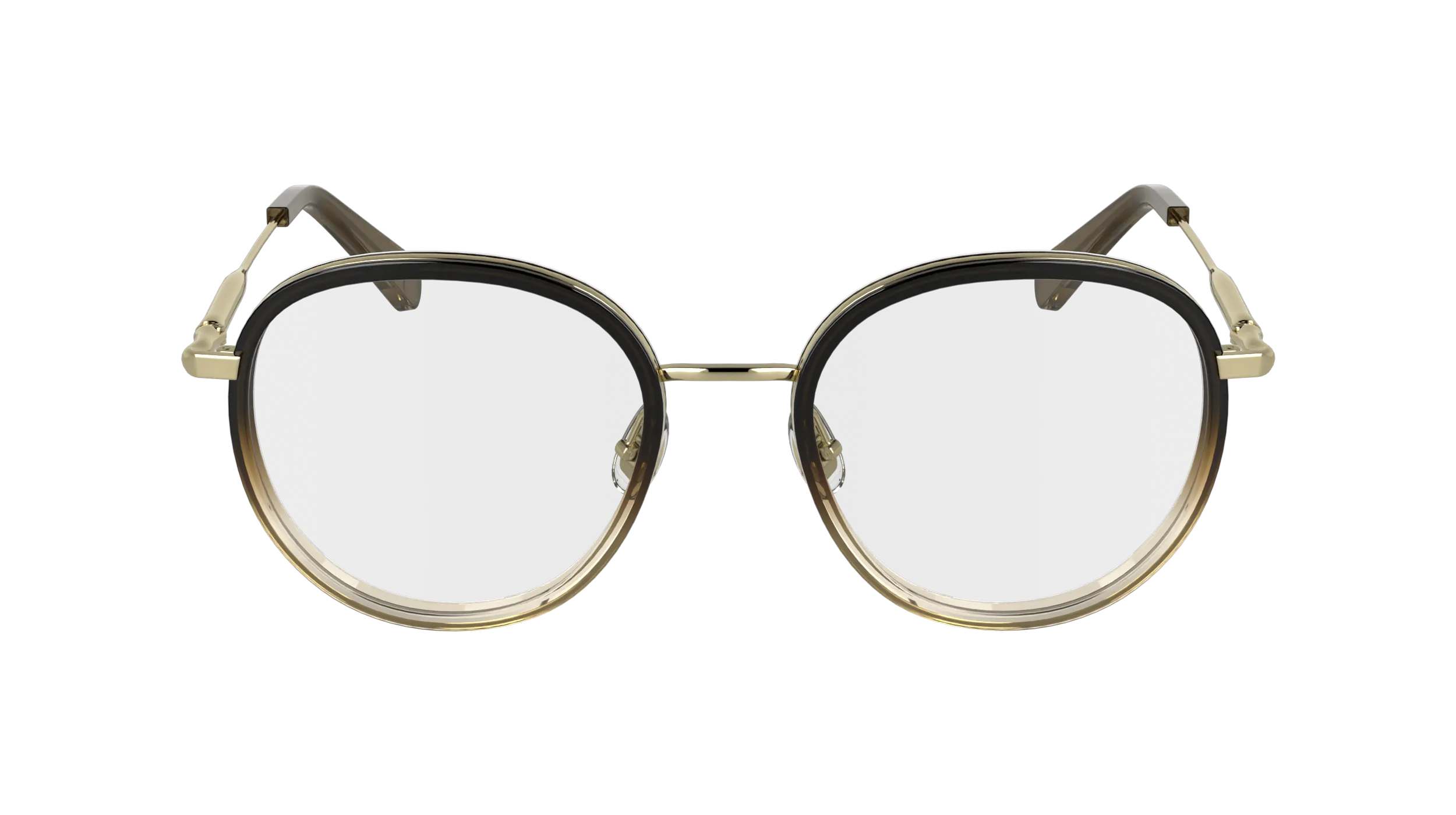 LONGCHAMP LO2168 727 Montature da vista Metallo Oro Rotonda Normale - immagine 2