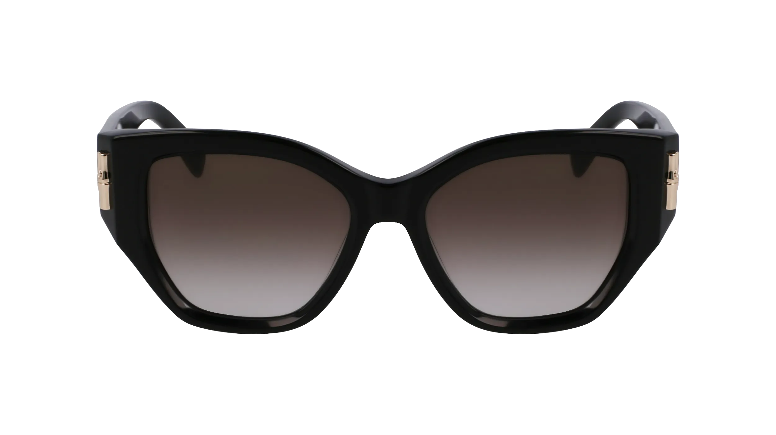 LONGCHAMP LO764S 001 Occhiali da sole Acetato Nero Farfalla Normale - immagine 2