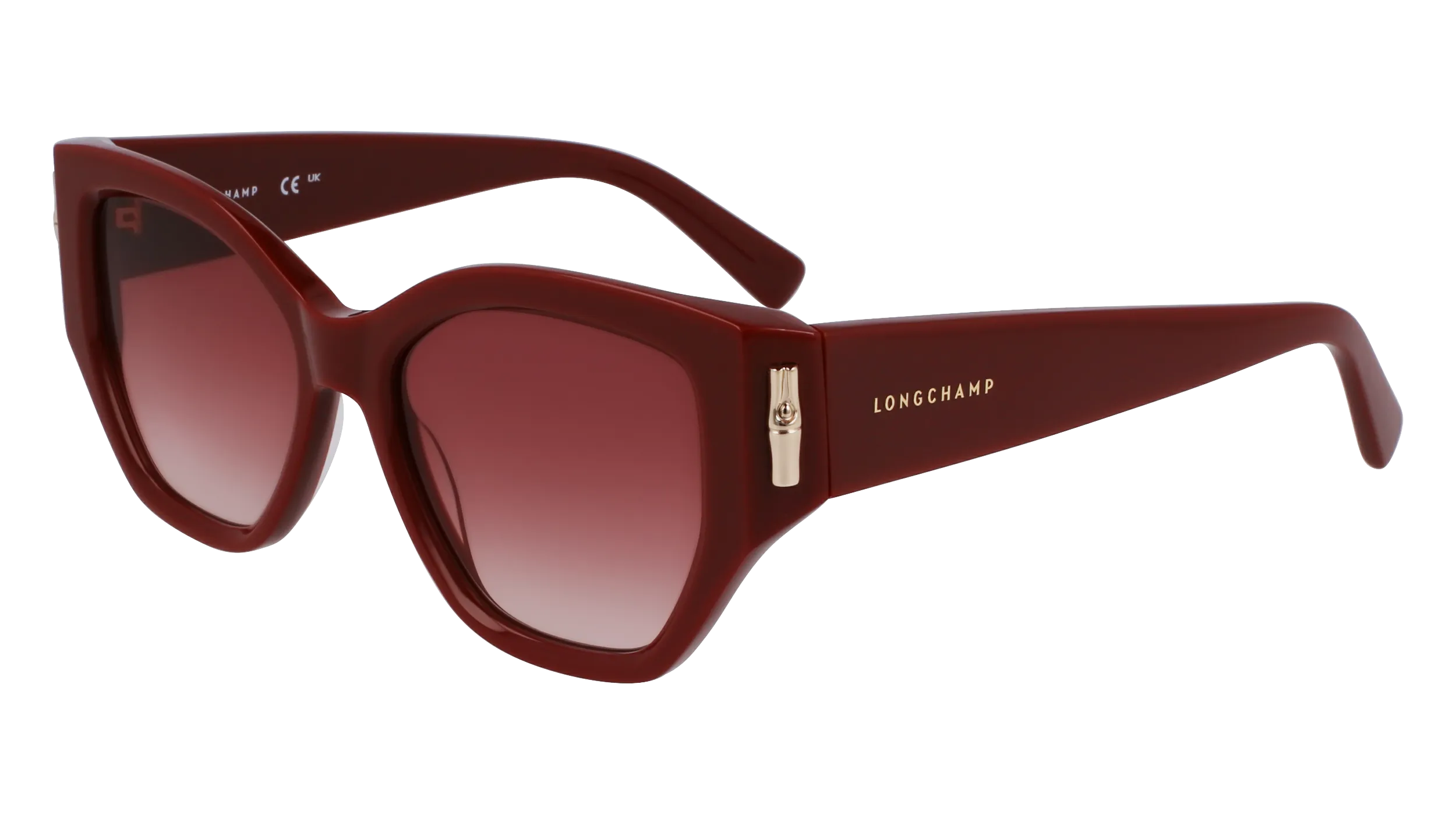 LONGCHAMP LO764S 200 Occhiali da sole Acetato Marrone Farfalla Normale - immagine 1