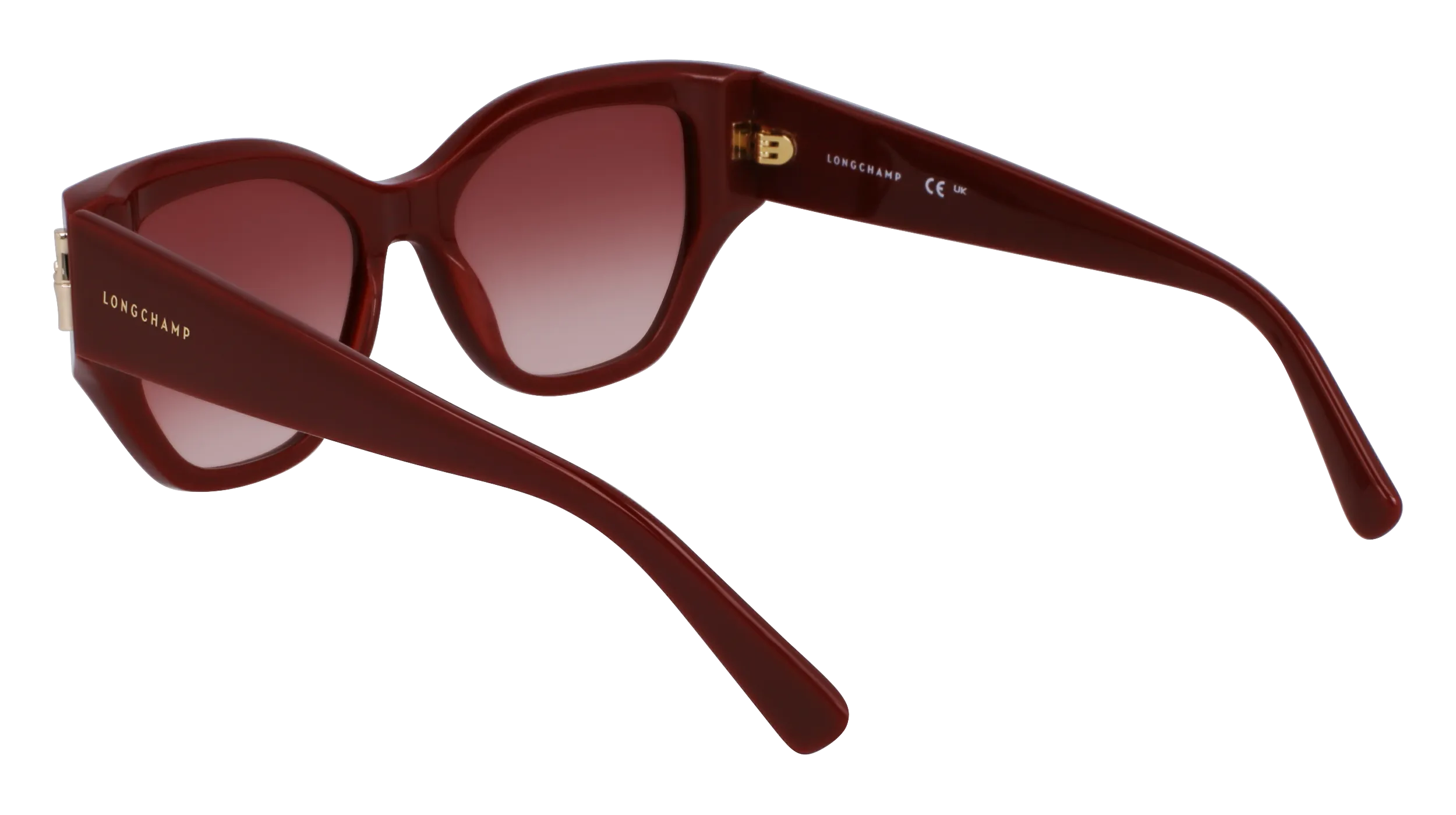 LONGCHAMP LO764S 200 Occhiali da sole Acetato Marrone Farfalla Normale - immagine 4