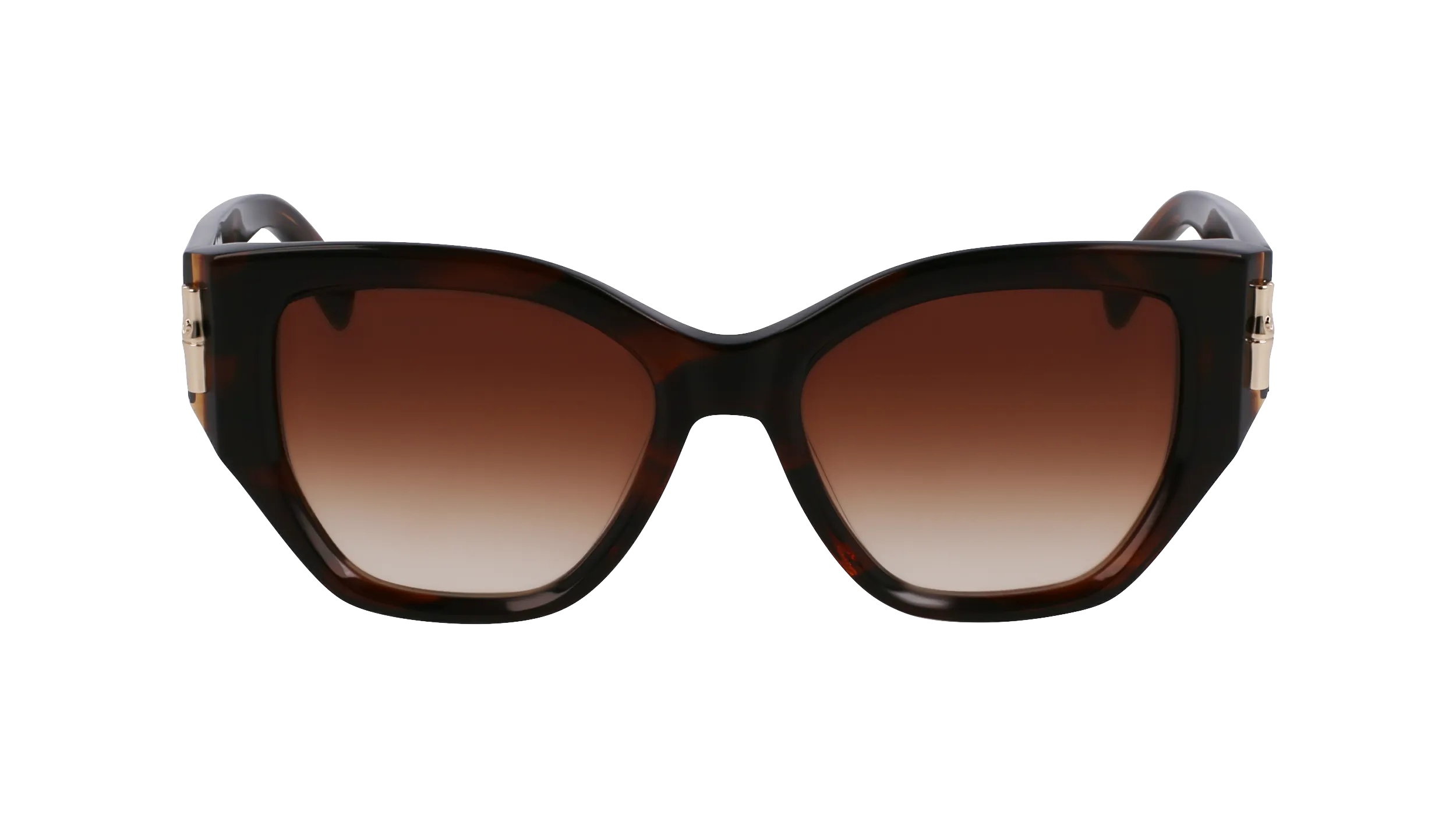 LONGCHAMP LO764S 211 Occhiali da sole Acetato Marrone Farfalla Normale - immagine 2