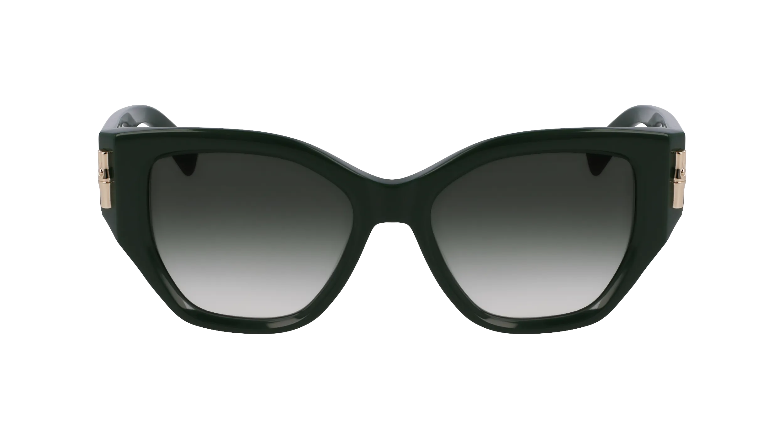 LONGCHAMP LO764S 303 Occhiali da sole Acetato Verde Farfalla Normale - immagine 2