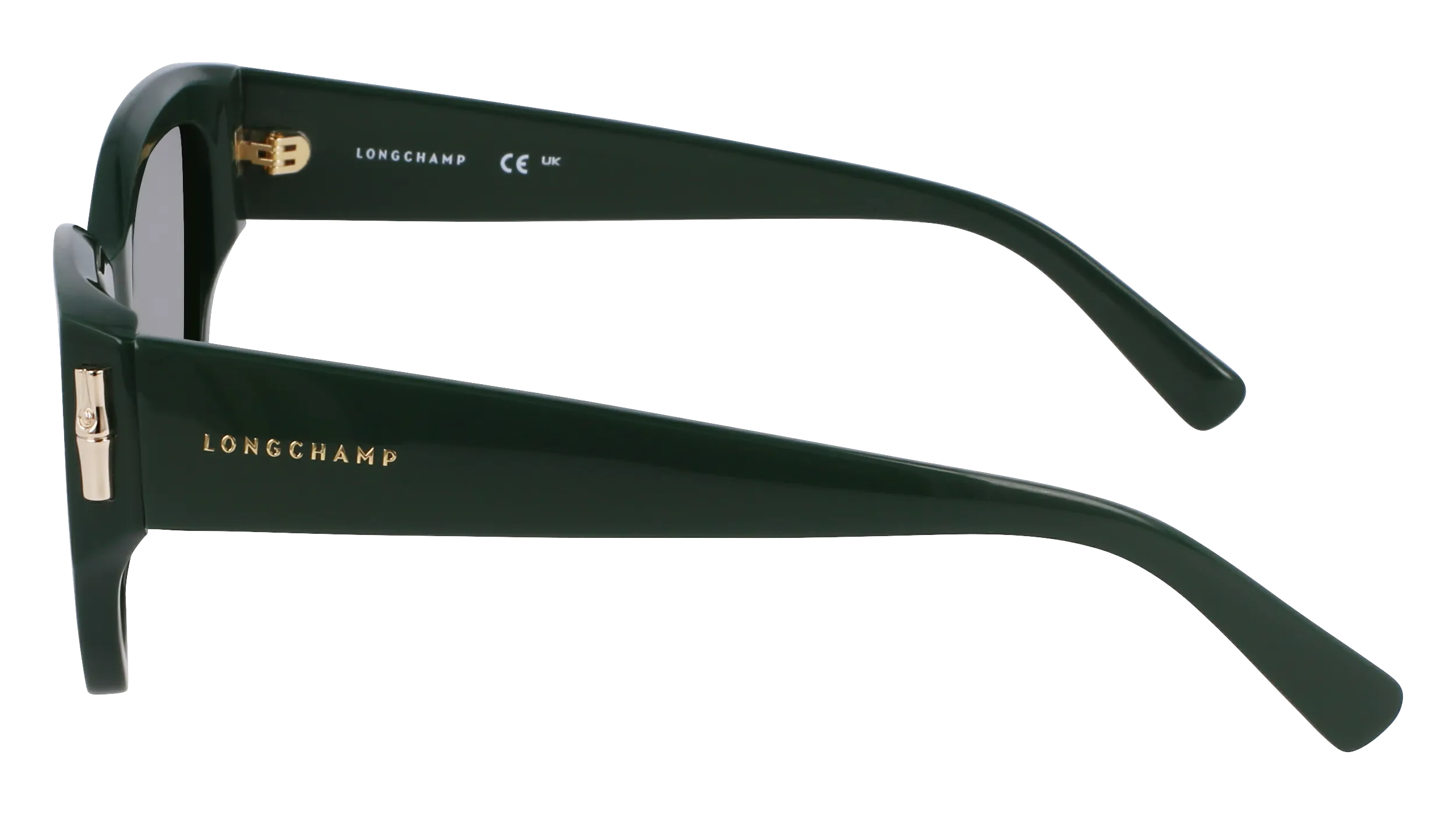 LONGCHAMP LO764S 303 Occhiali da sole Acetato Verde Farfalla Normale - immagine 3