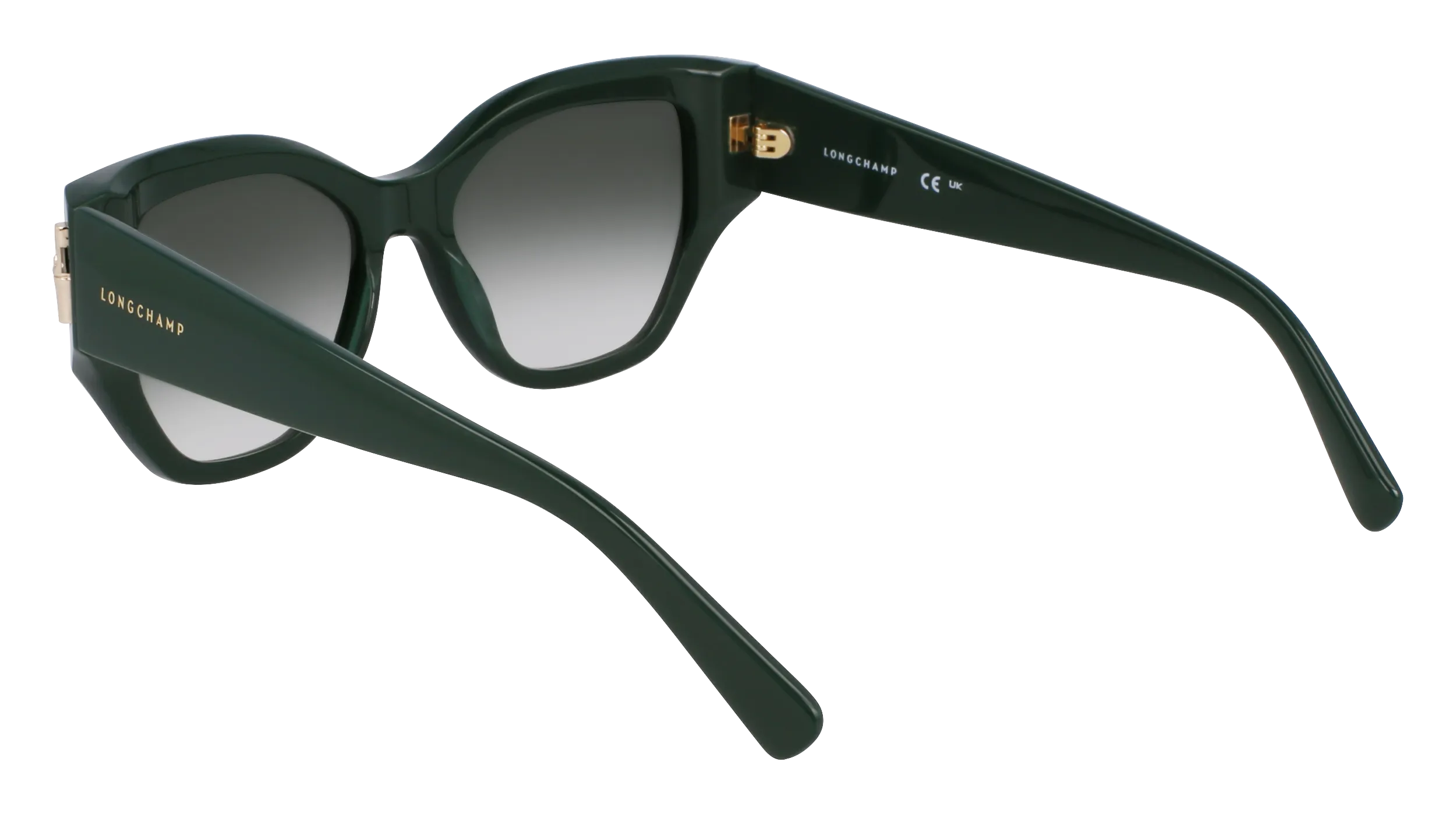 LONGCHAMP LO764S 303 Occhiali da sole Acetato Verde Farfalla Normale - immagine 4