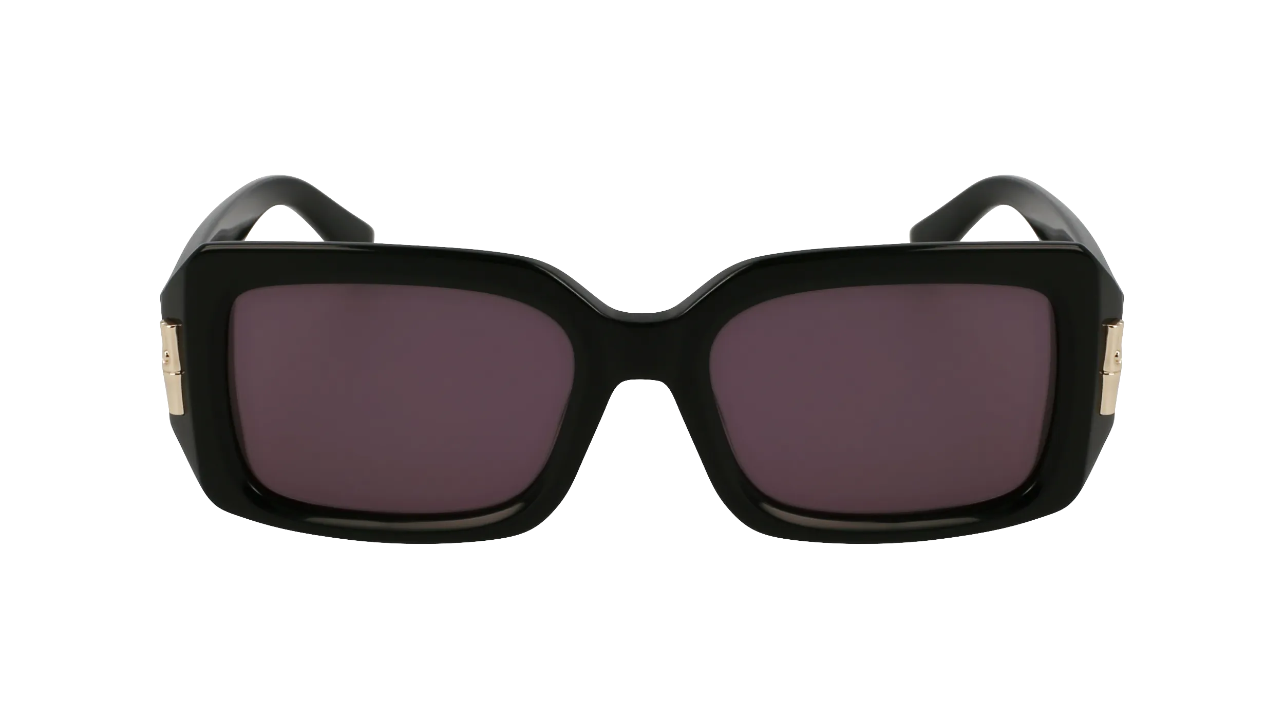 LONGCHAMP LO765S 001 Occhiali da sole Acetato Nero Squadrata Normale - immagine 2