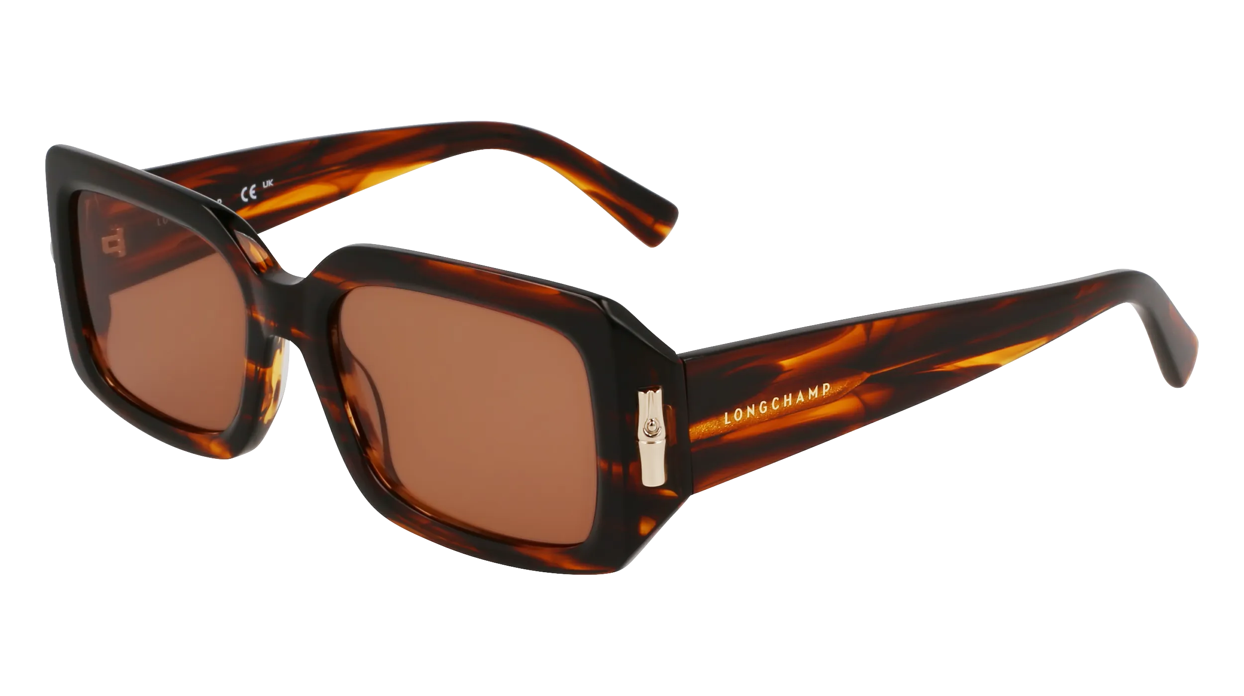 LONGCHAMP LO765S 211 Occhiali da sole Acetato Marrone Squadrata Normale - immagine 1