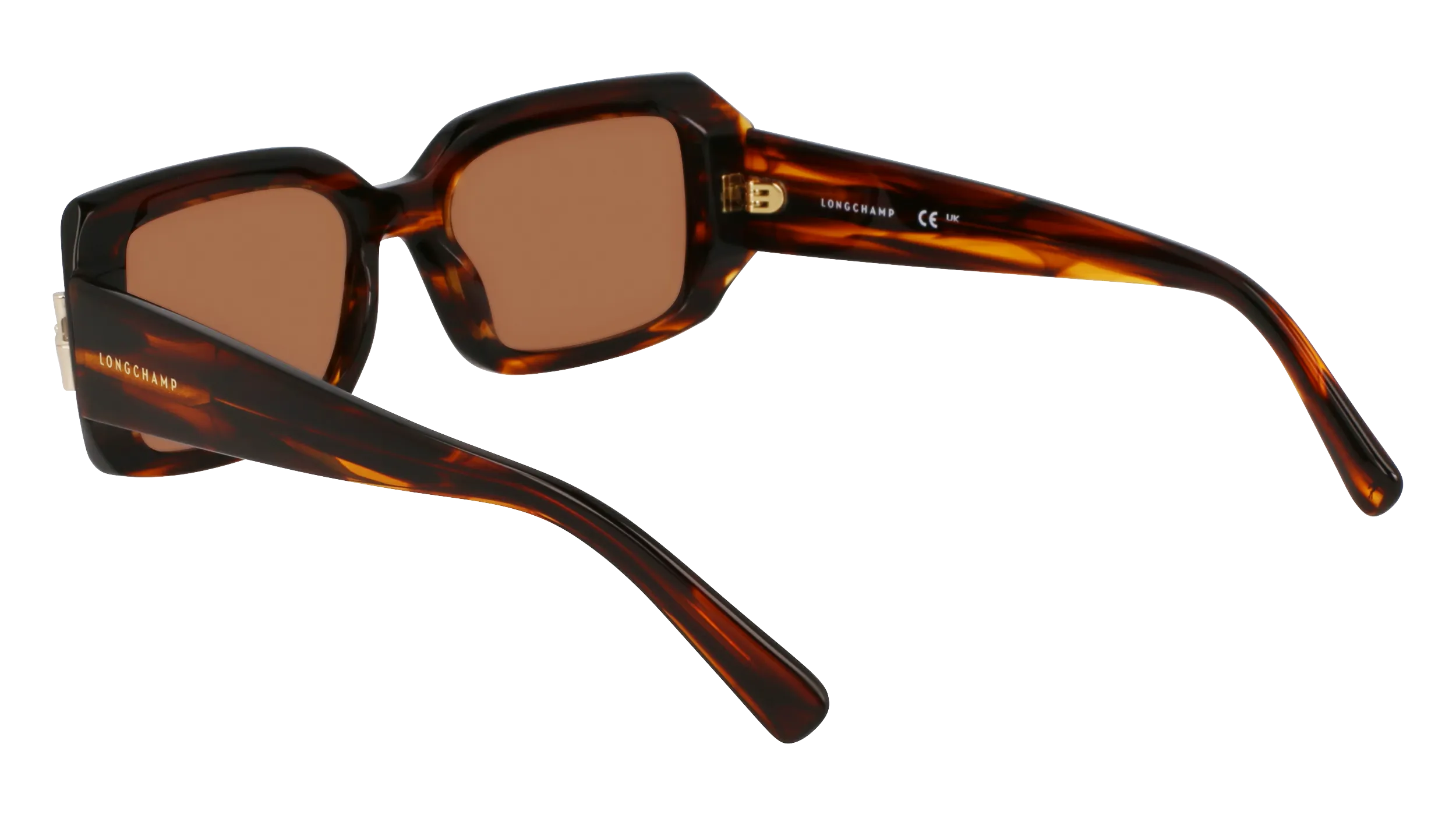 LONGCHAMP LO765S 211 Occhiali da sole Acetato Marrone Squadrata Normale - immagine 4