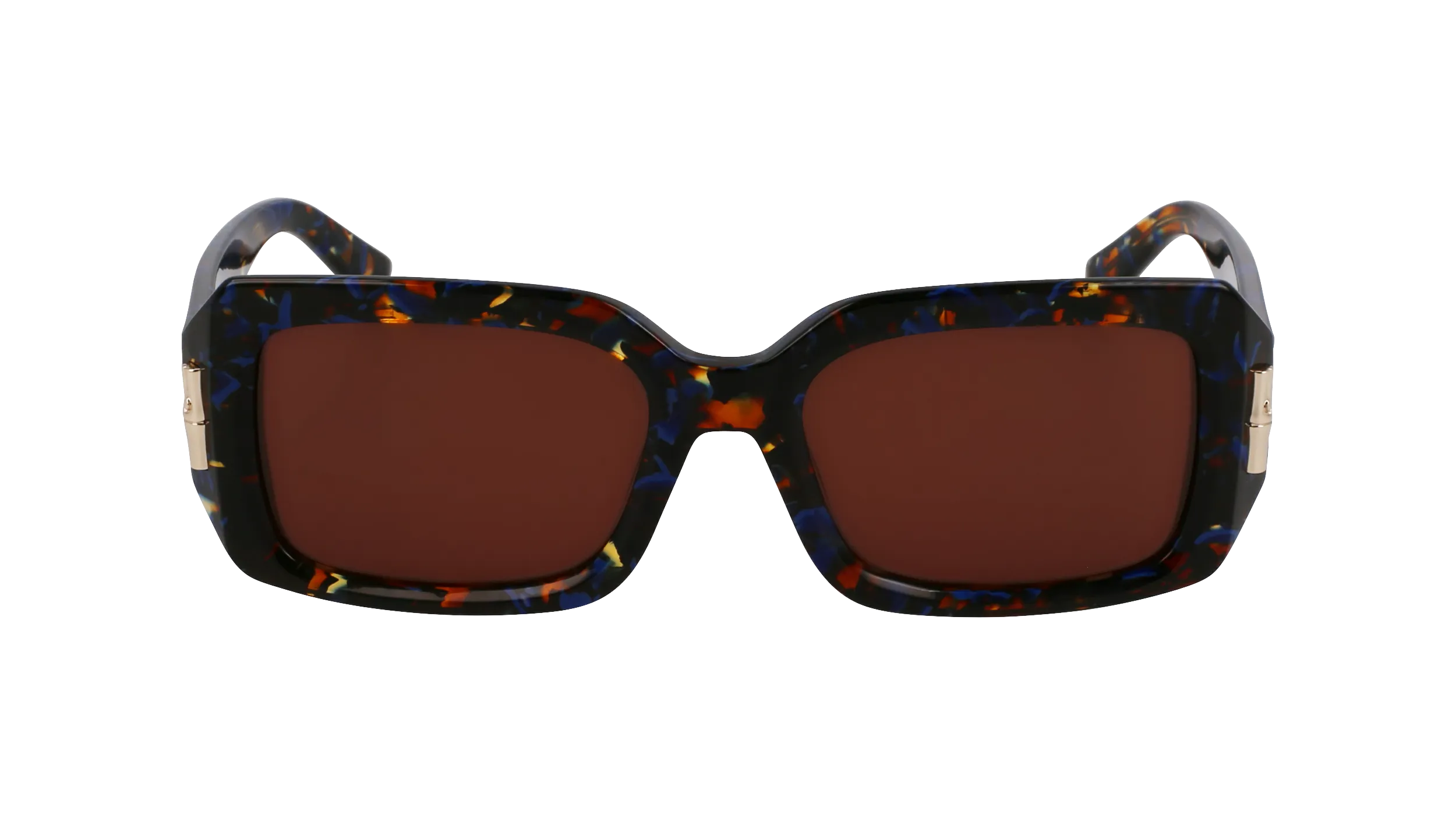 LONGCHAMP LO765S 431 Occhiali da sole Acetato Blu Squadrata Normale - immagine 2