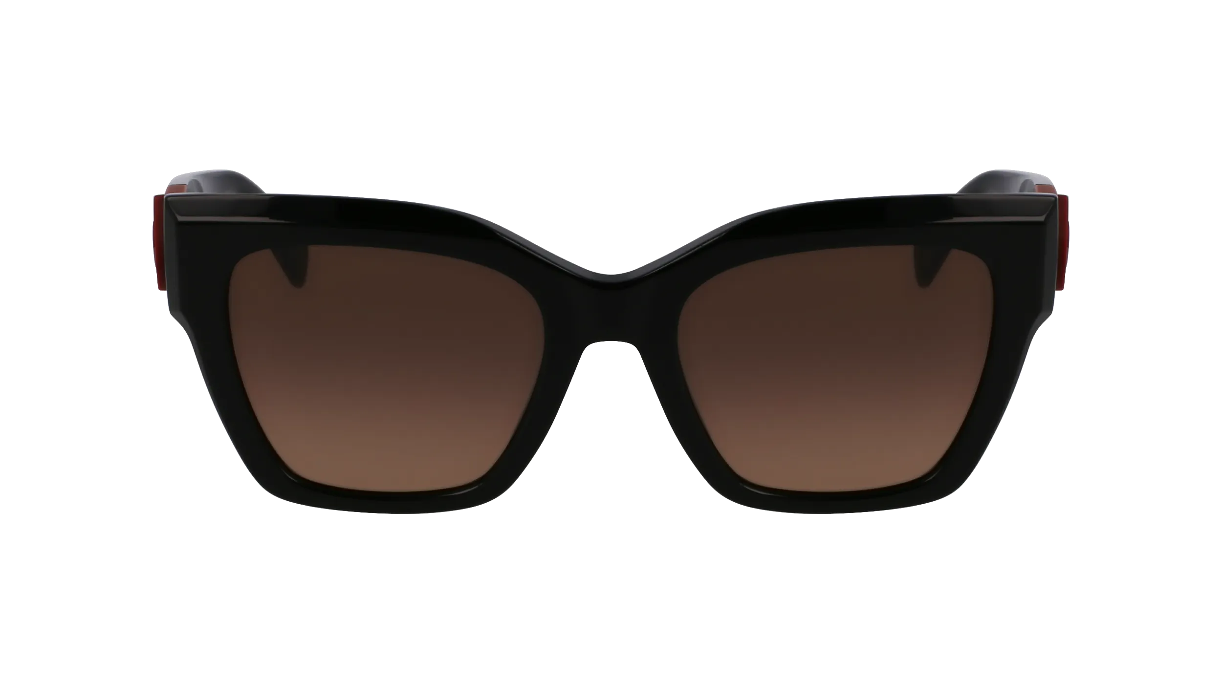 LONGCHAMP LO762S 001 Occhiali da sole Acetato Nero Squadrata Normale - immagine 2