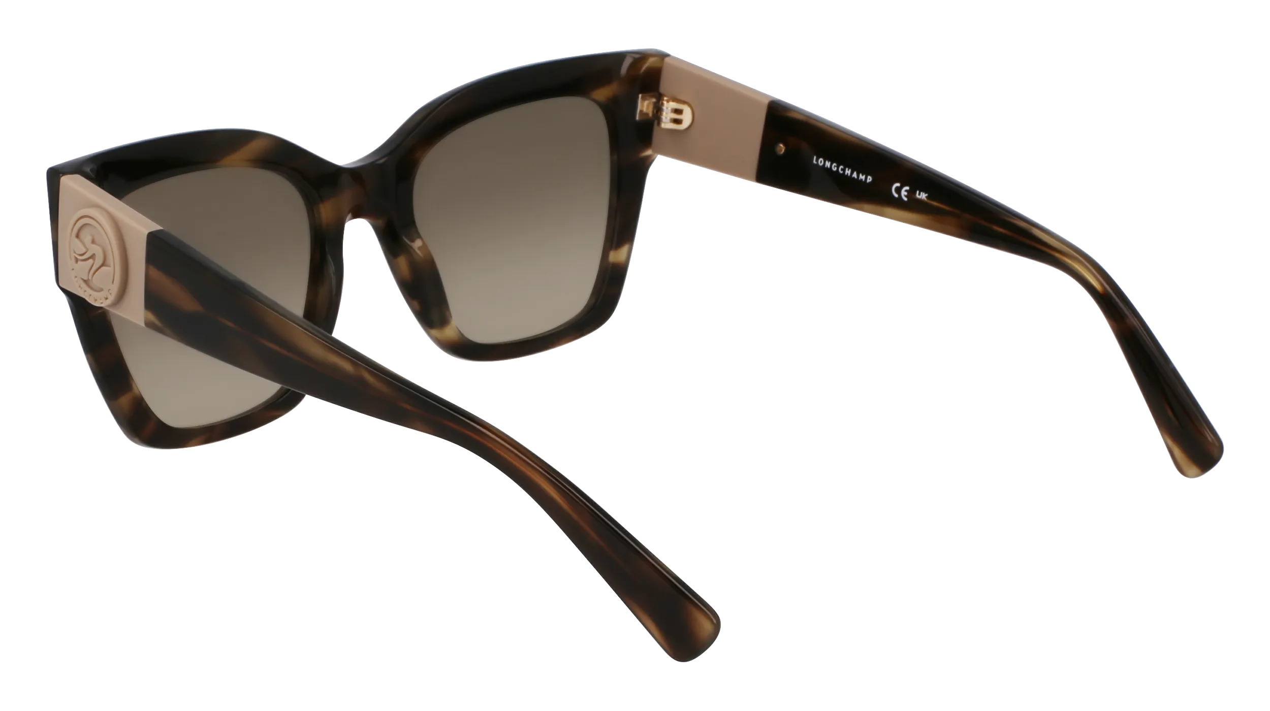 LONGCHAMP LO762S 308 Occhiali da sole Acetato Verde Squadrata Normale - immagine 4