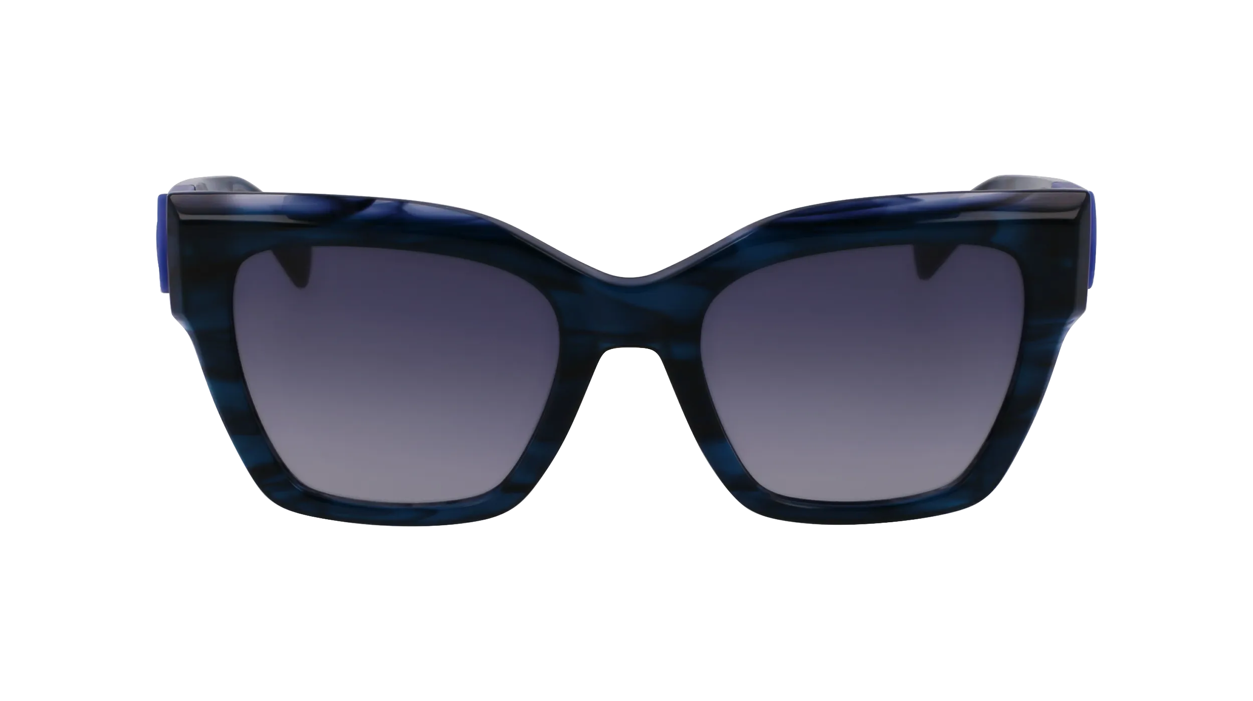 LONGCHAMP LO762S 407 Occhiali da sole Acetato Blu Squadrata Normale - immagine 2