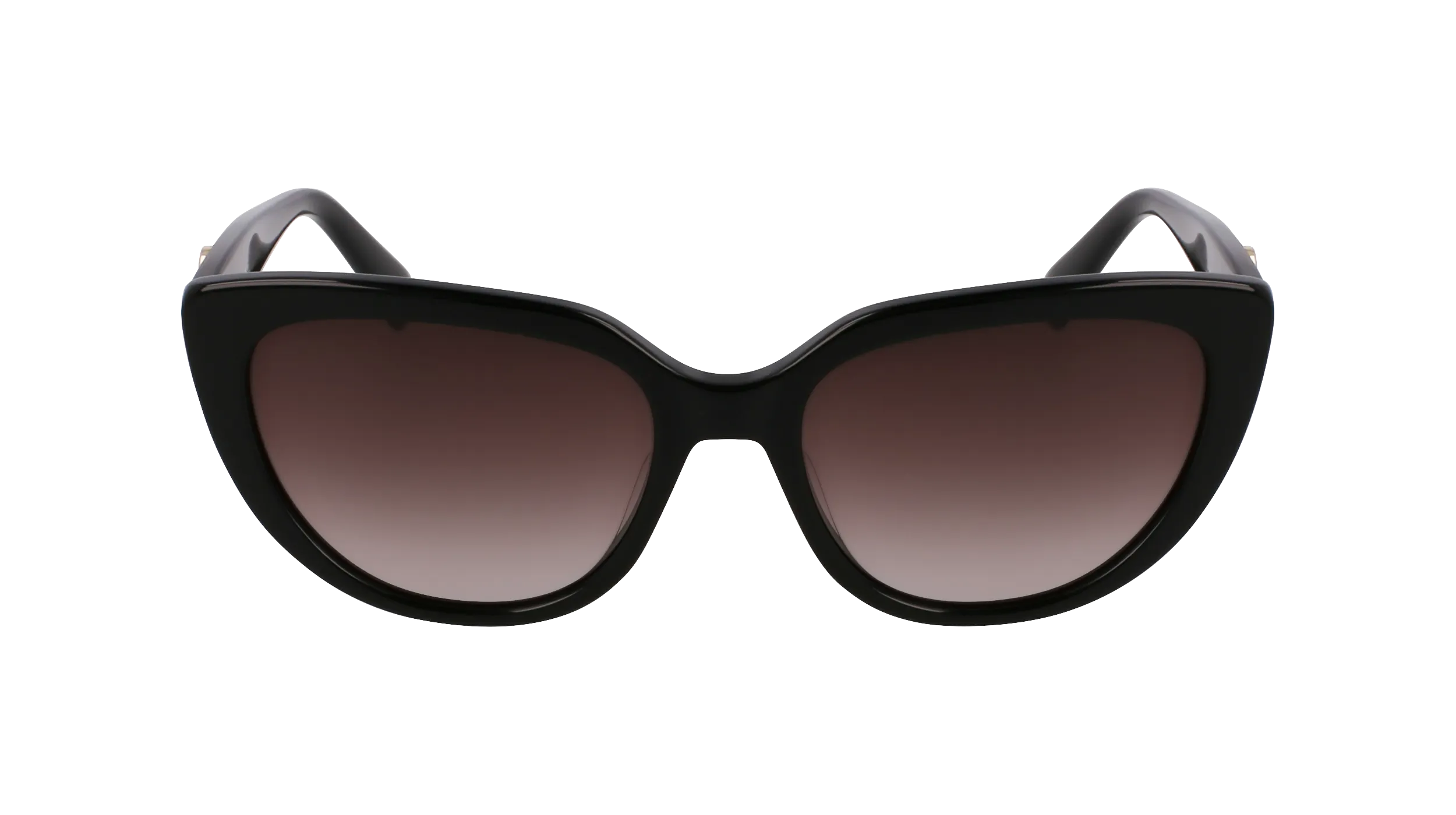 LONGCHAMP 001 Occhiali da sole Acetato Nero Cat Eye Normale - immagine 2