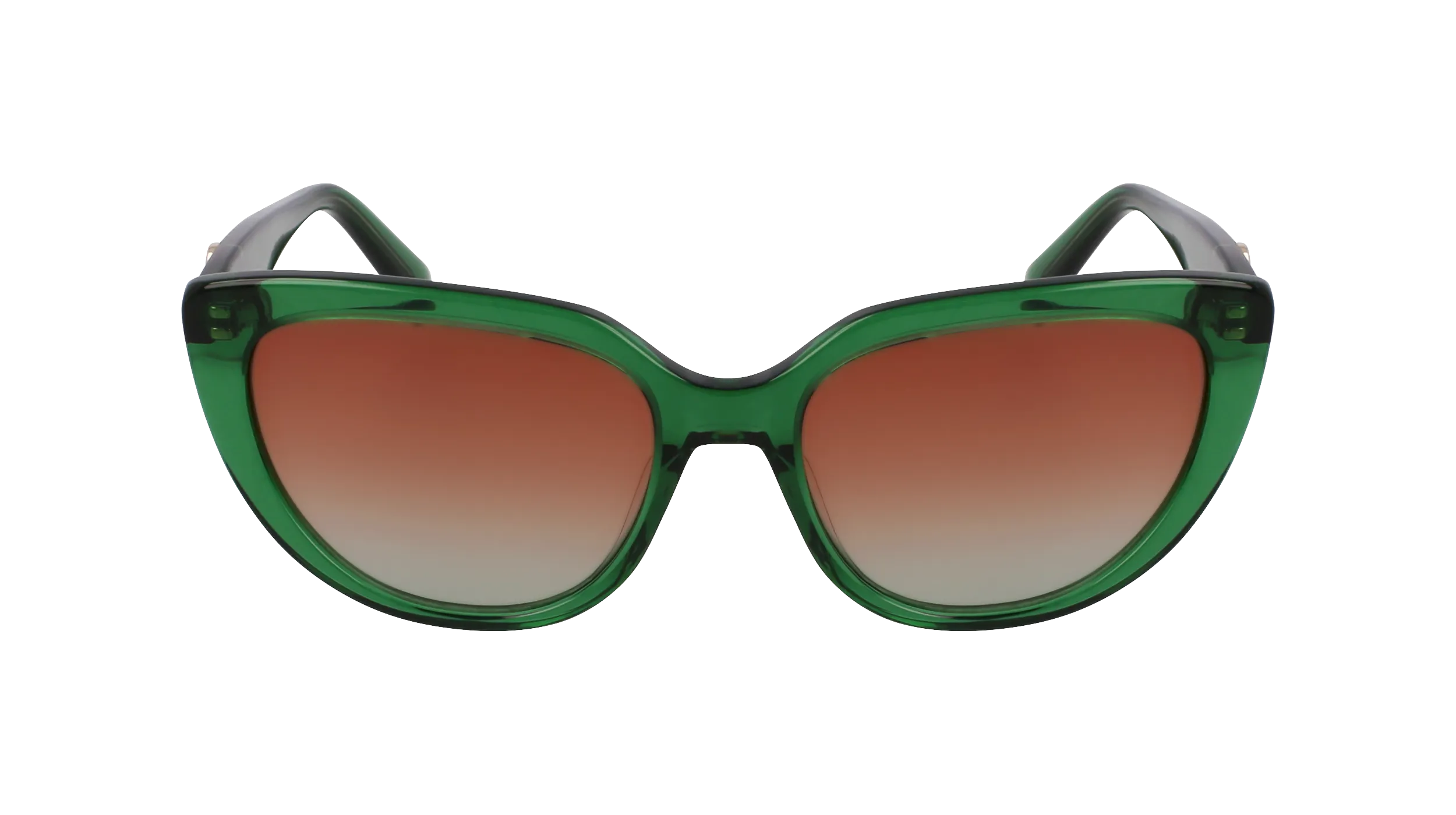 LONGCHAMP LO766S 300 Occhiali da sole Acetato Verde Cat Eye Normale Sfumato - immagine 2