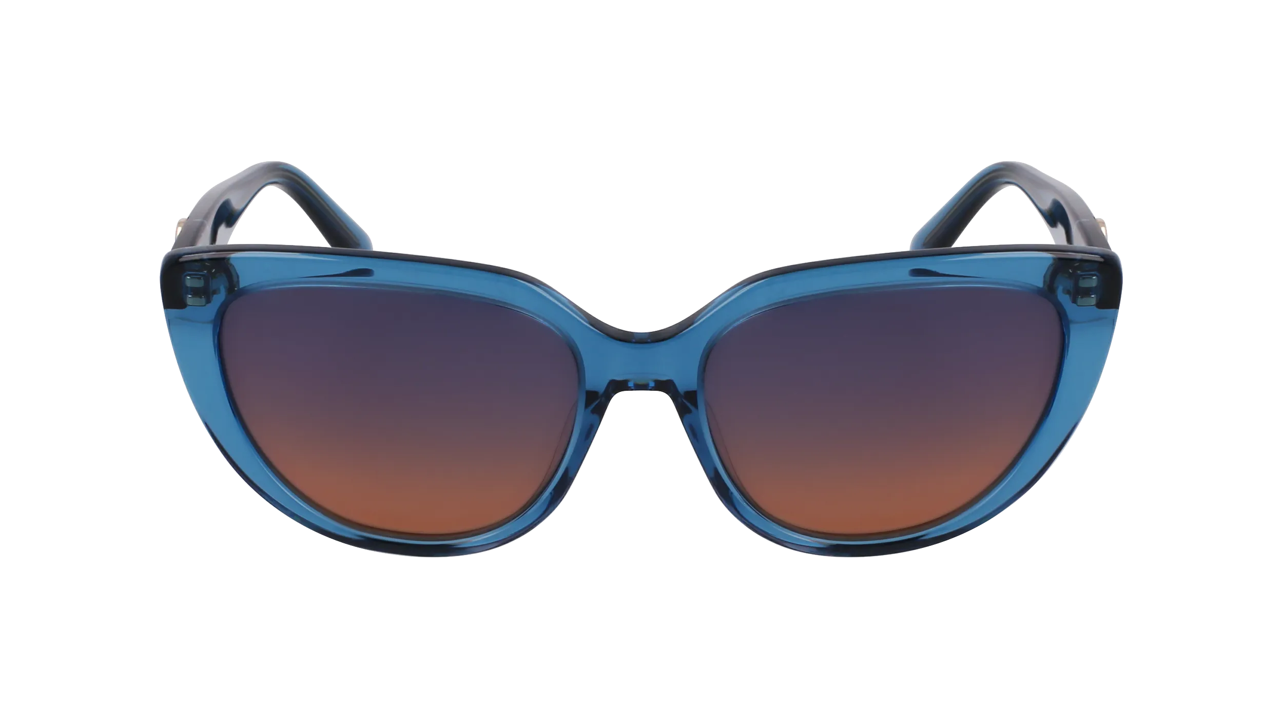 LONGCHAMP LO766S 400 Occhiali da sole Acetato Blu Cat Eye Normale - immagine 2