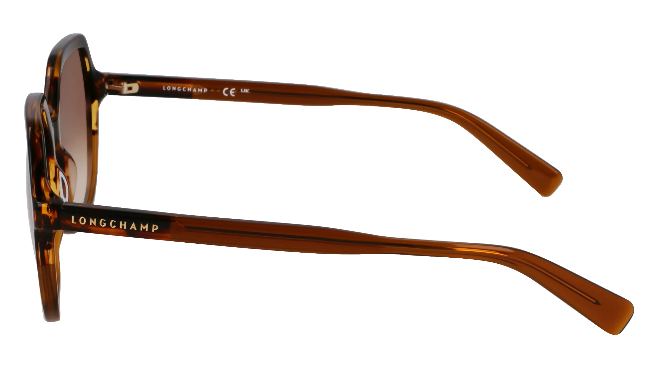 LONGCHAMP LO760S 212 Occhiali da sole Acetato Marrone Squadrata Normale - immagine 3