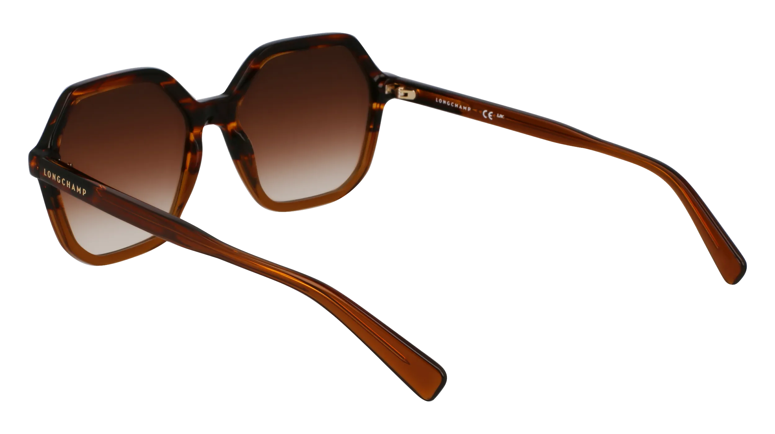 LONGCHAMP LO760S 212 Occhiali da sole Acetato Marrone Squadrata Normale - immagine 4