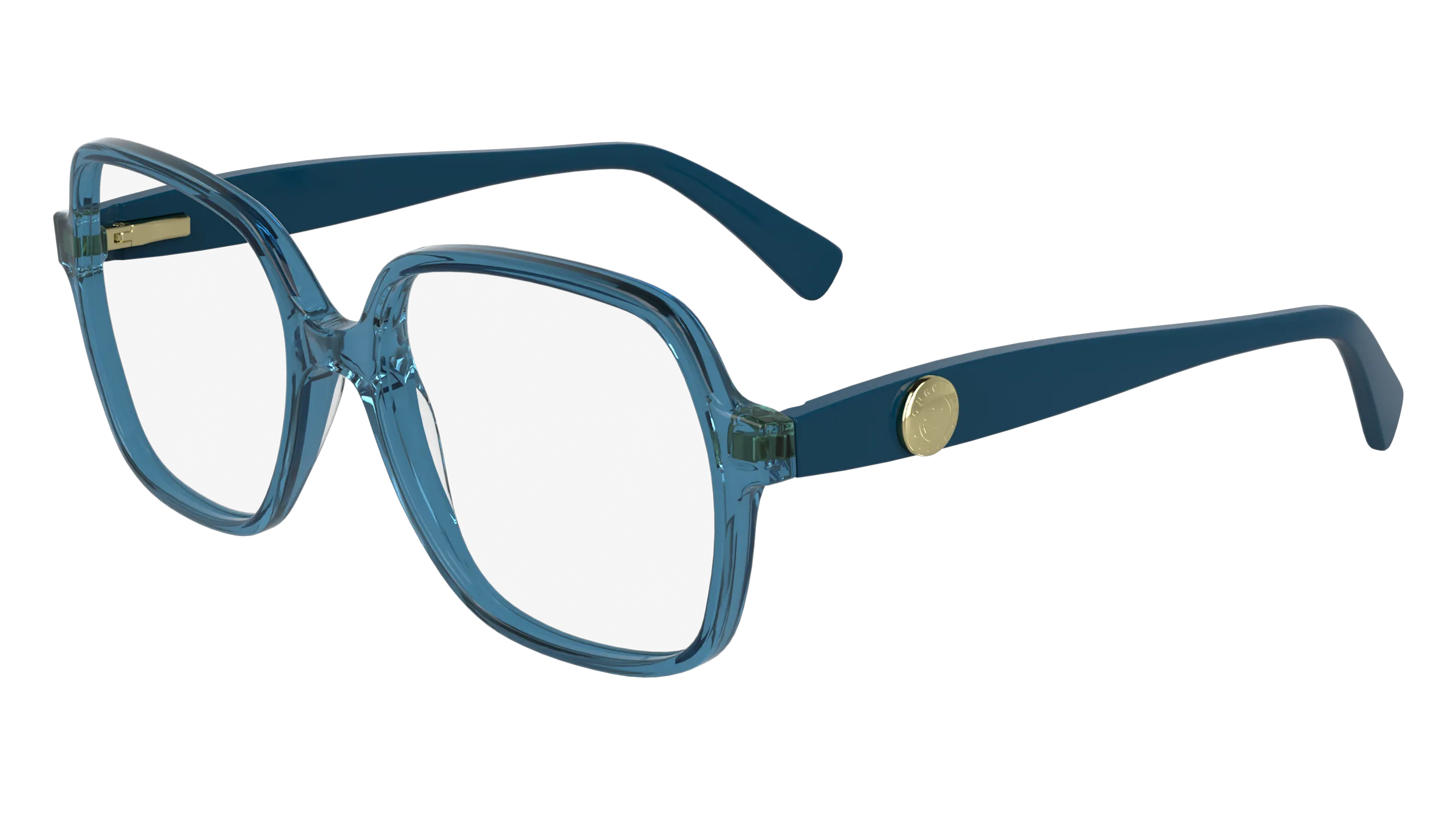 LONGCHAMP LO2757 400 Montature da vista Acetato Blu Squadrata Normale - immagine 1