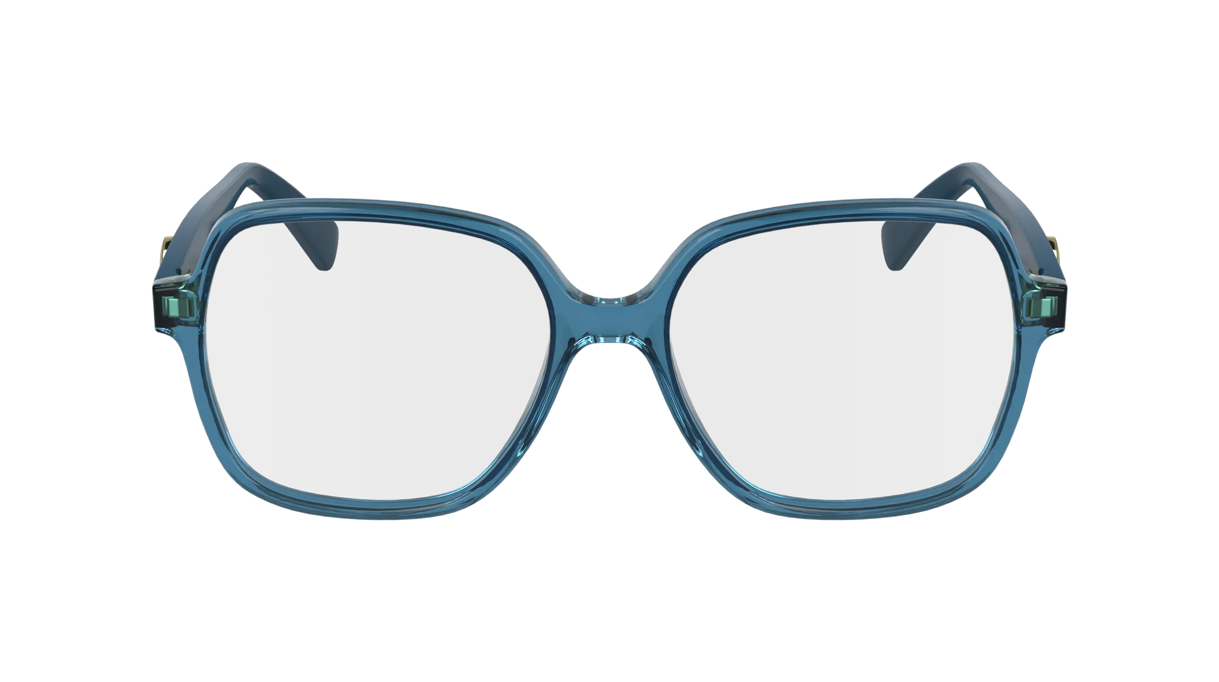 LONGCHAMP LO2757 400 Montature da vista Acetato Blu Squadrata Normale - immagine 3