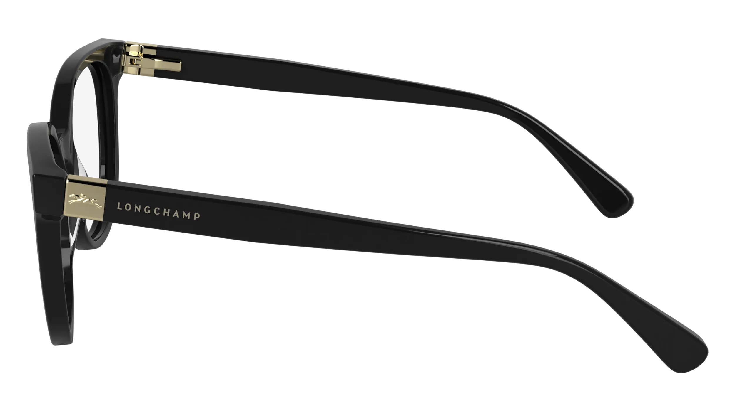 LONGCHAMP LO2756 001 Montature da vista Acetato Nero Squadrata Normale - immagine 3