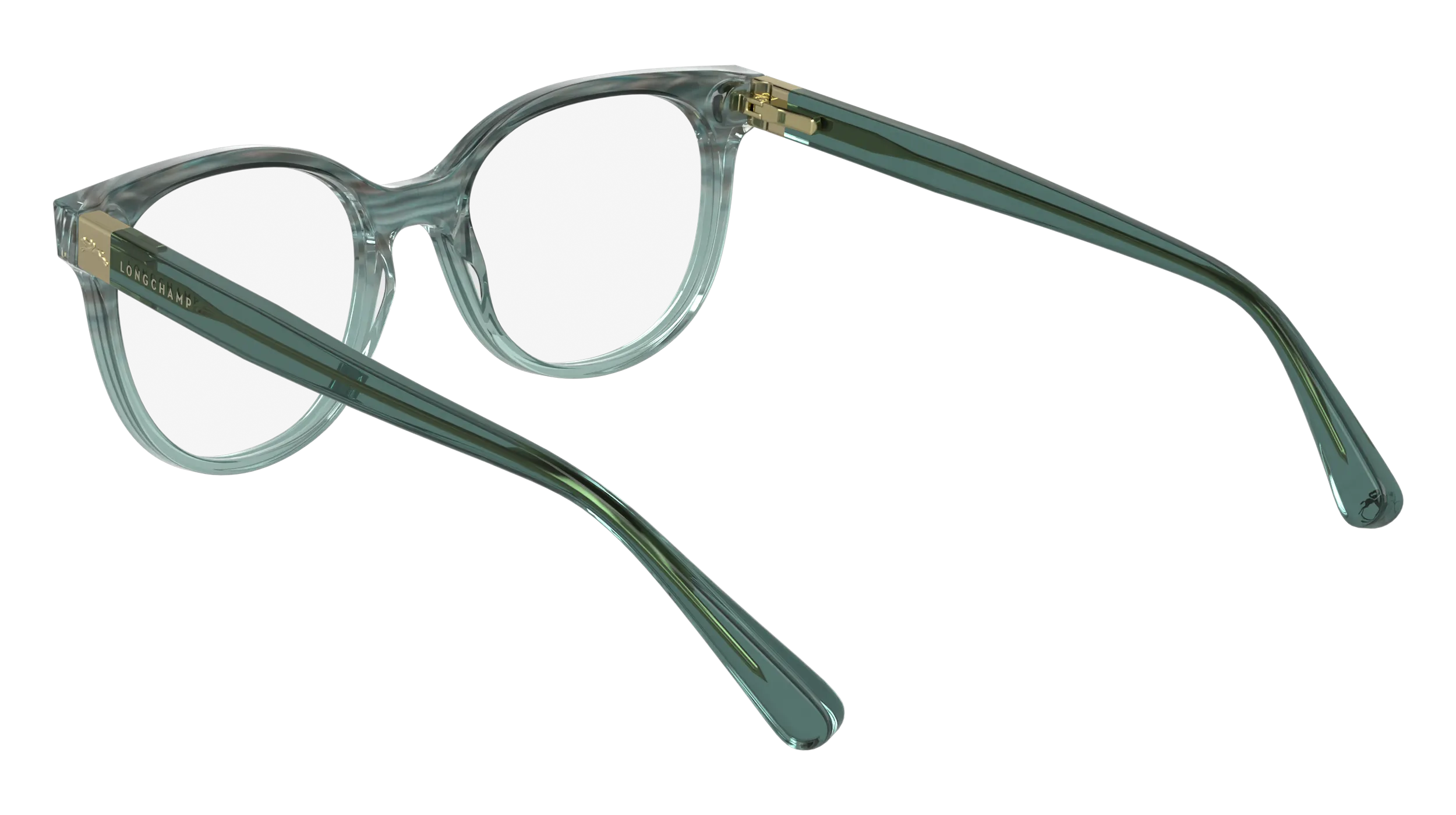 LONGCHAMP LO2756 427 Montature da vista Acetato Petrolio Squadrata Normale - immagine 4