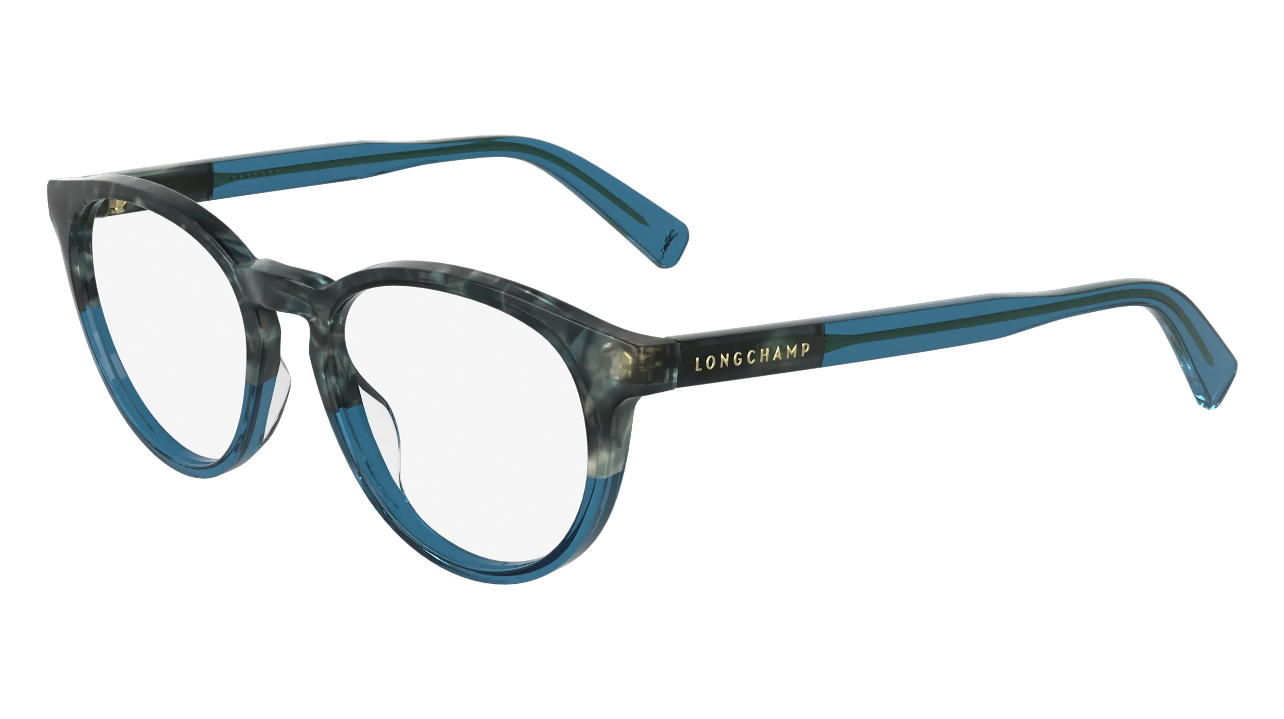 LONGCHAMP LO2752 408 Montature da vista Acetato Blu Geometrica Normale - immagine 1