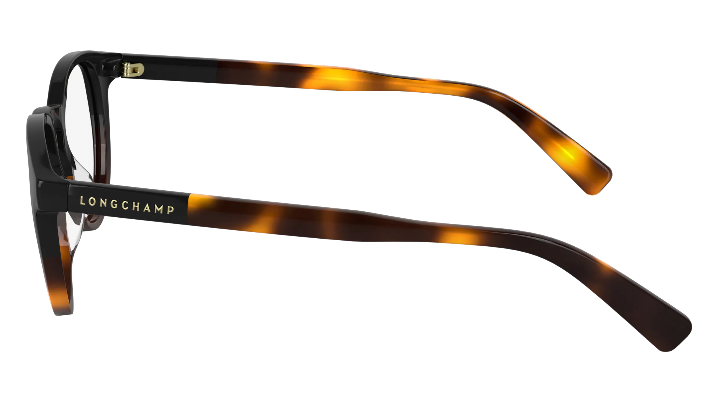 LONGCHAMP LO2752 011 Montature da vista Acetato Nero Geometrica Normale - immagine 3
