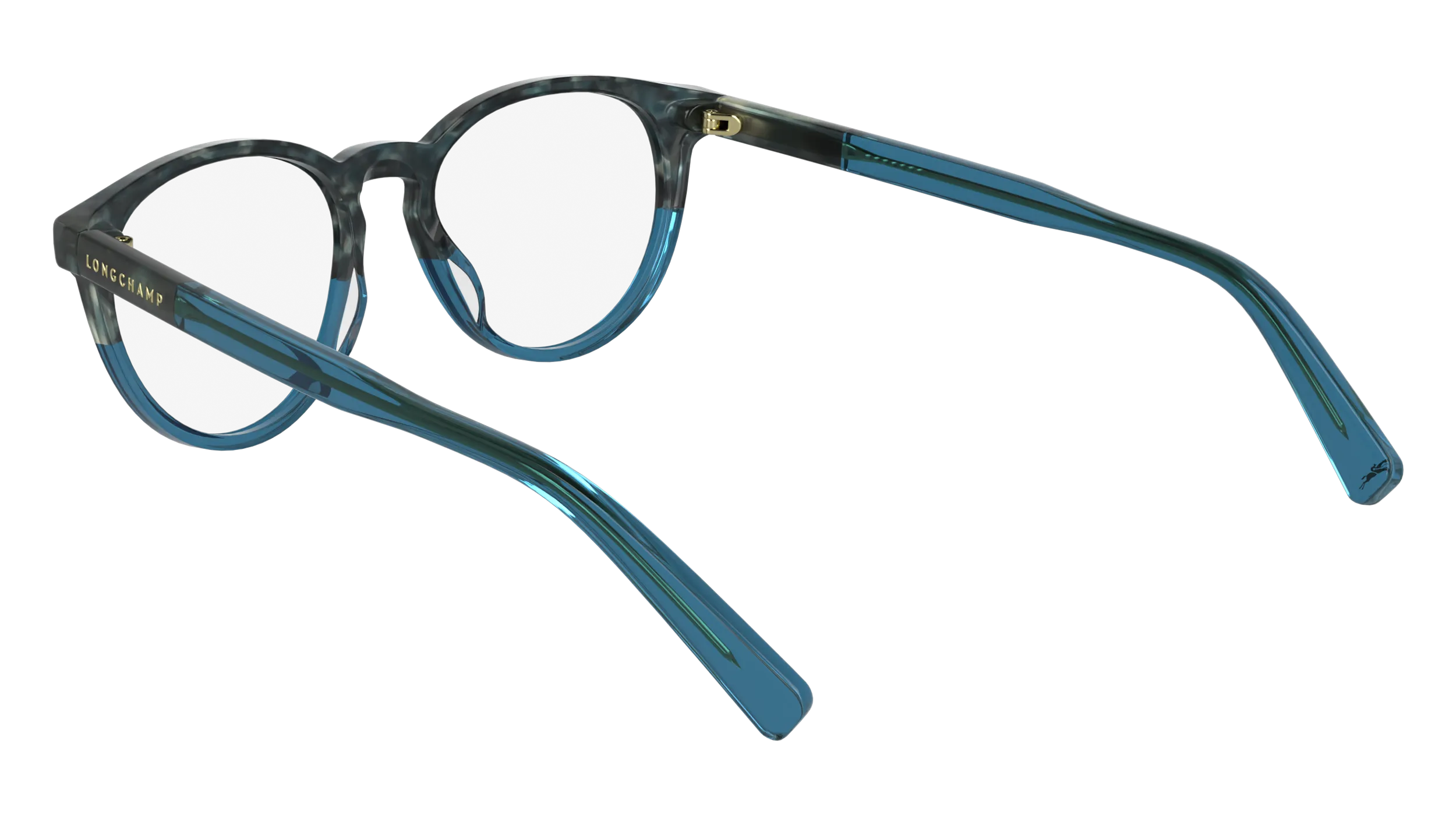 LONGCHAMP LO2752 408 Montature da vista Acetato Blu Geometrica Normale - immagine 4