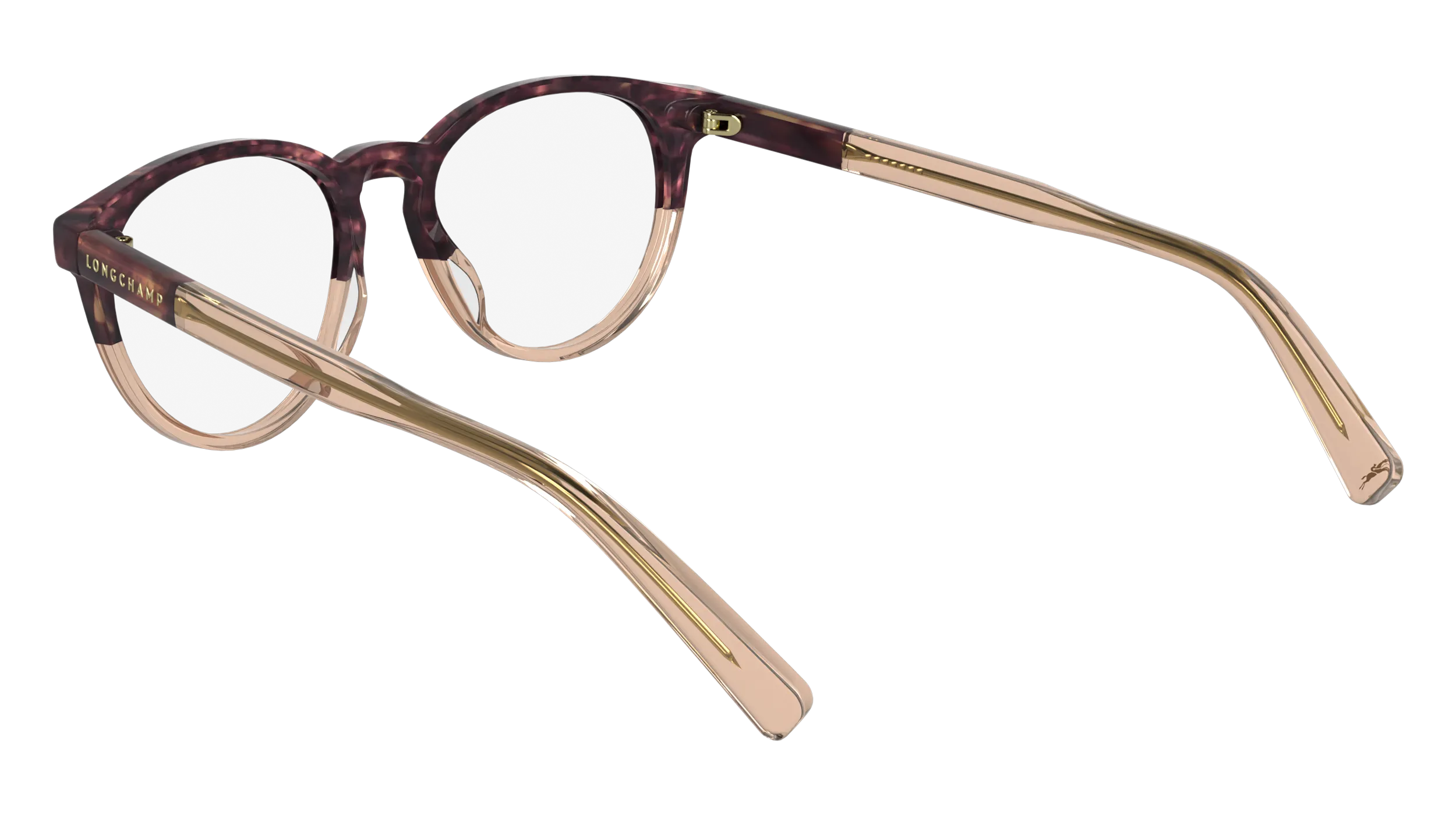 LONGCHAMP LO2752 608 Montature da vista Acetato Rosso Geometrica Normale - immagine 4